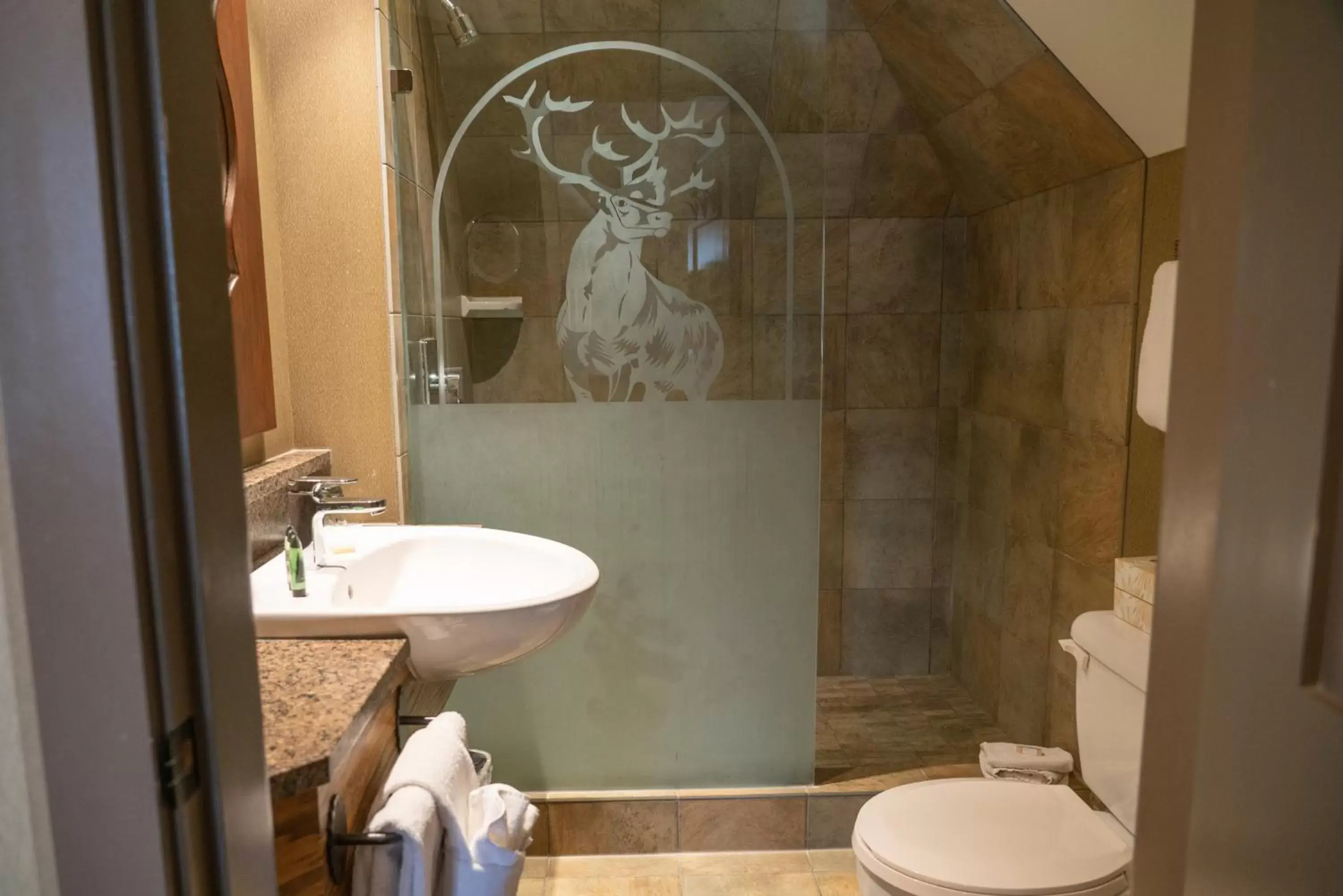 Bathroom in Banff Caribou Lodge and Spa