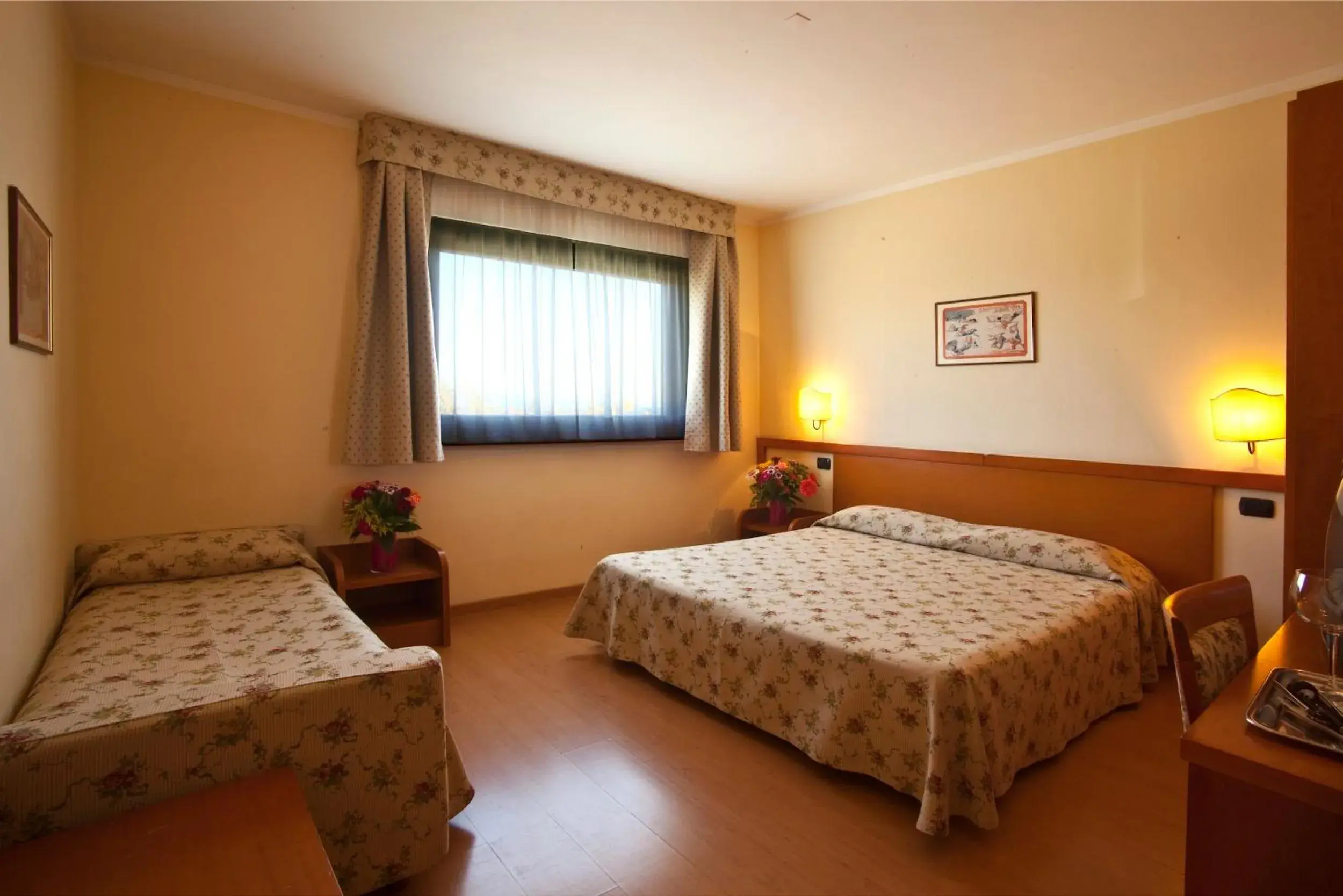 Bed in Sangallo Park Hotel Bed in Sangallo Park Hotel