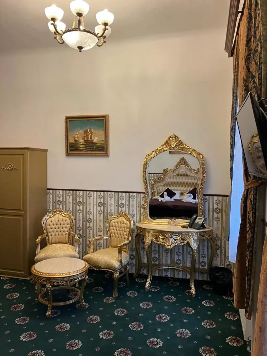 Seating Area in Hotel Klarinn Prague Castle