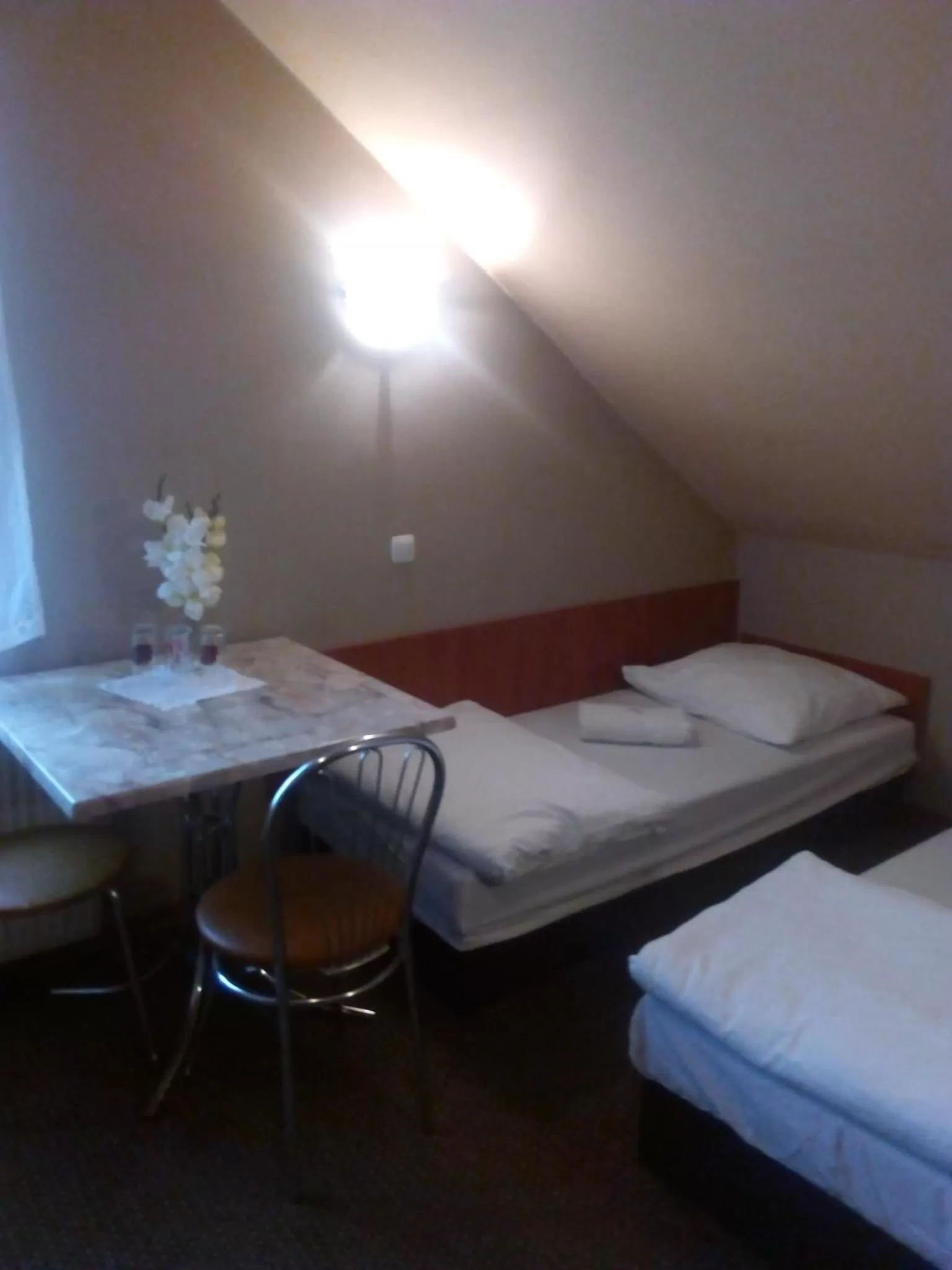 Bed in Hotel Gryf