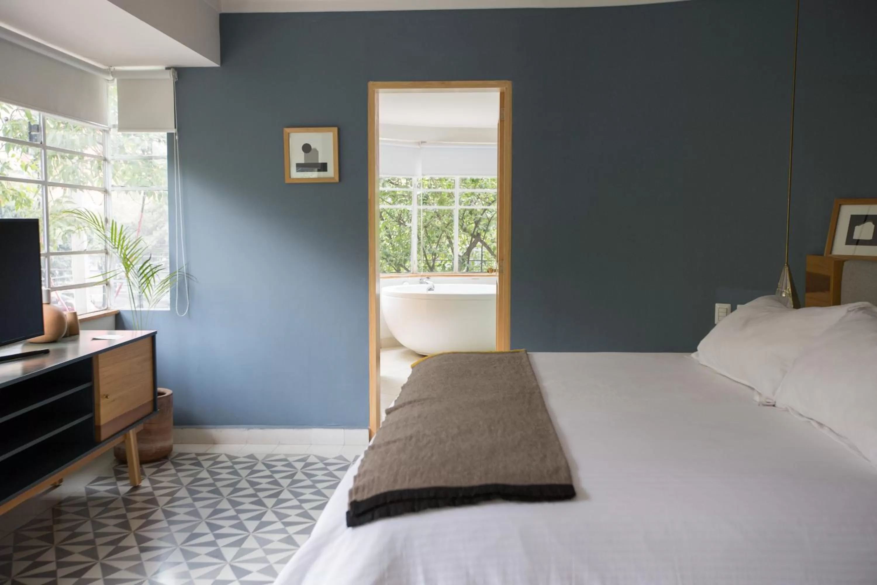 Bathroom, Bed in Casa Nuevo Leon