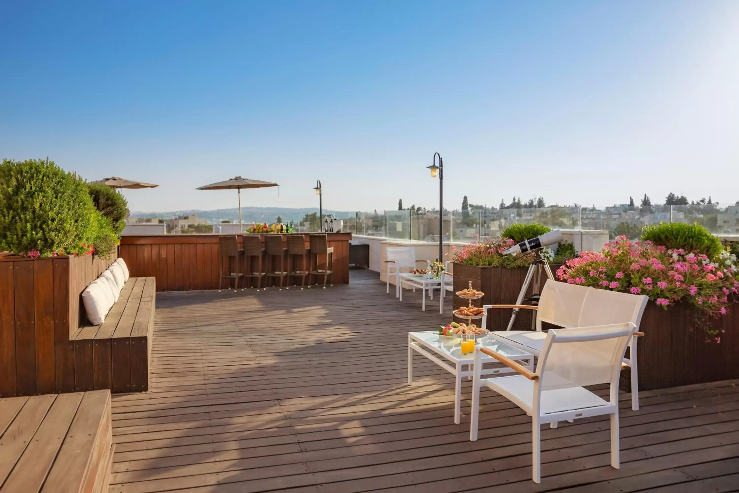 Balcony/Terrace, Patio/Outdoor Area in Prima Royale Hotel