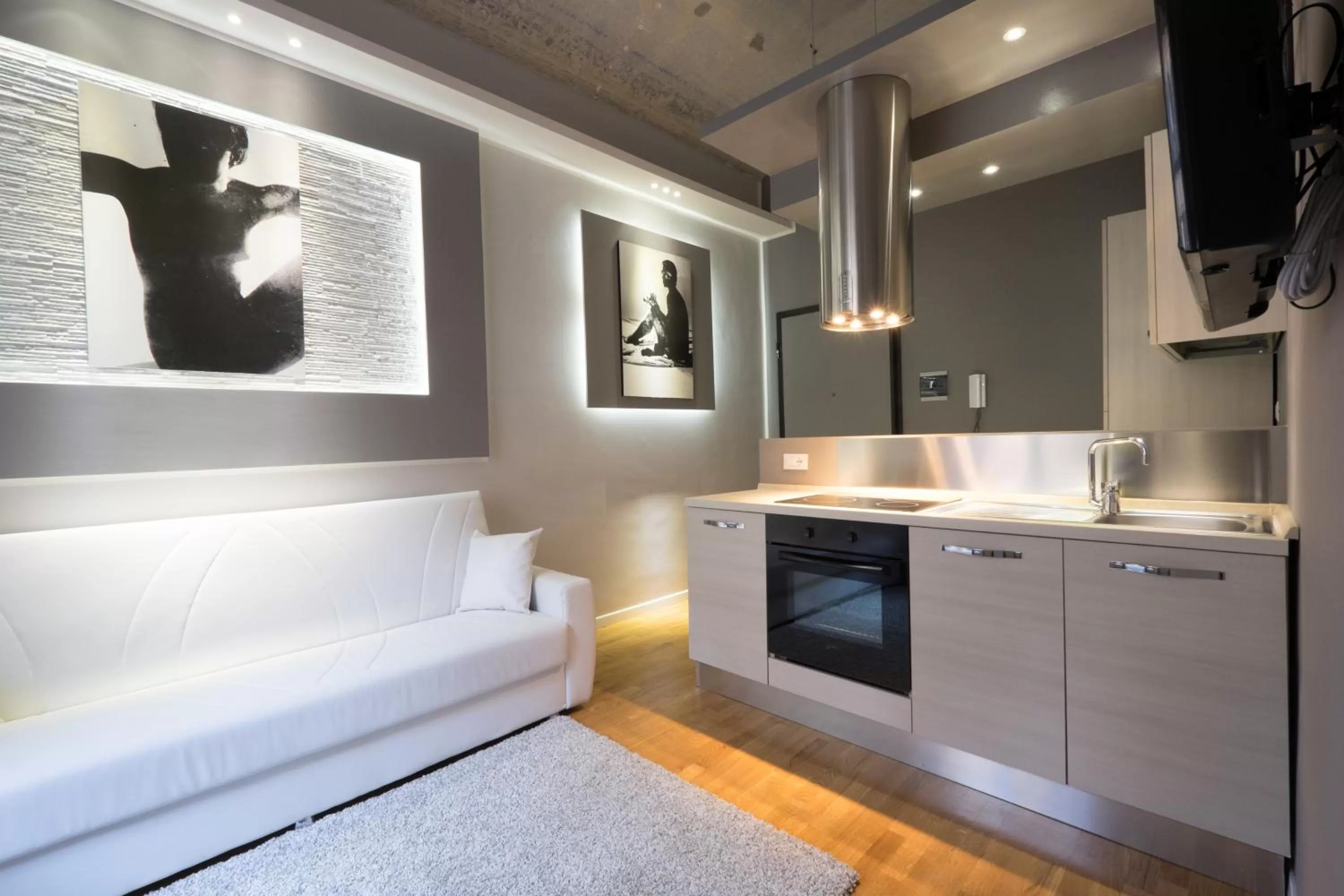 Kitchen or kitchenette in Apart Hotel Torino