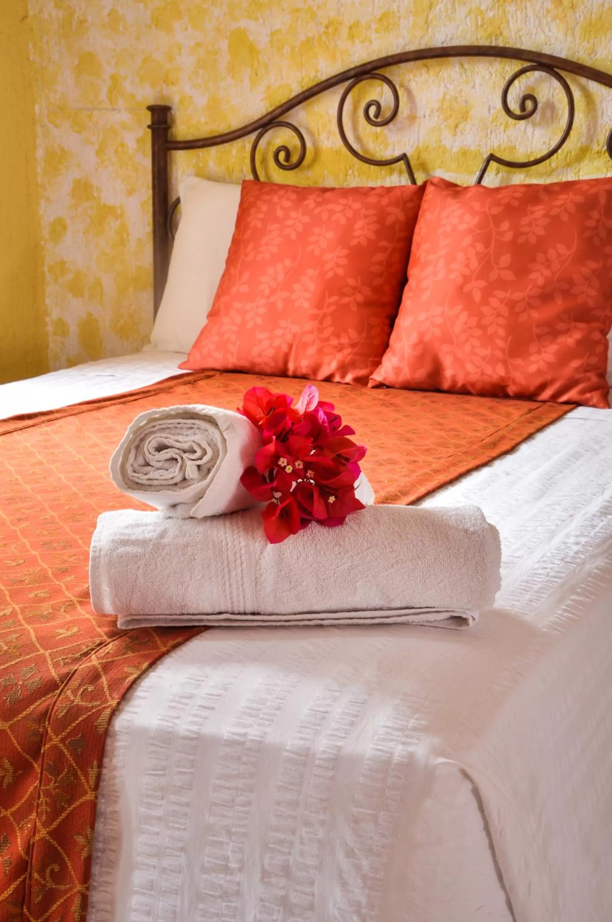 Bed in Hotel Quinta Maya