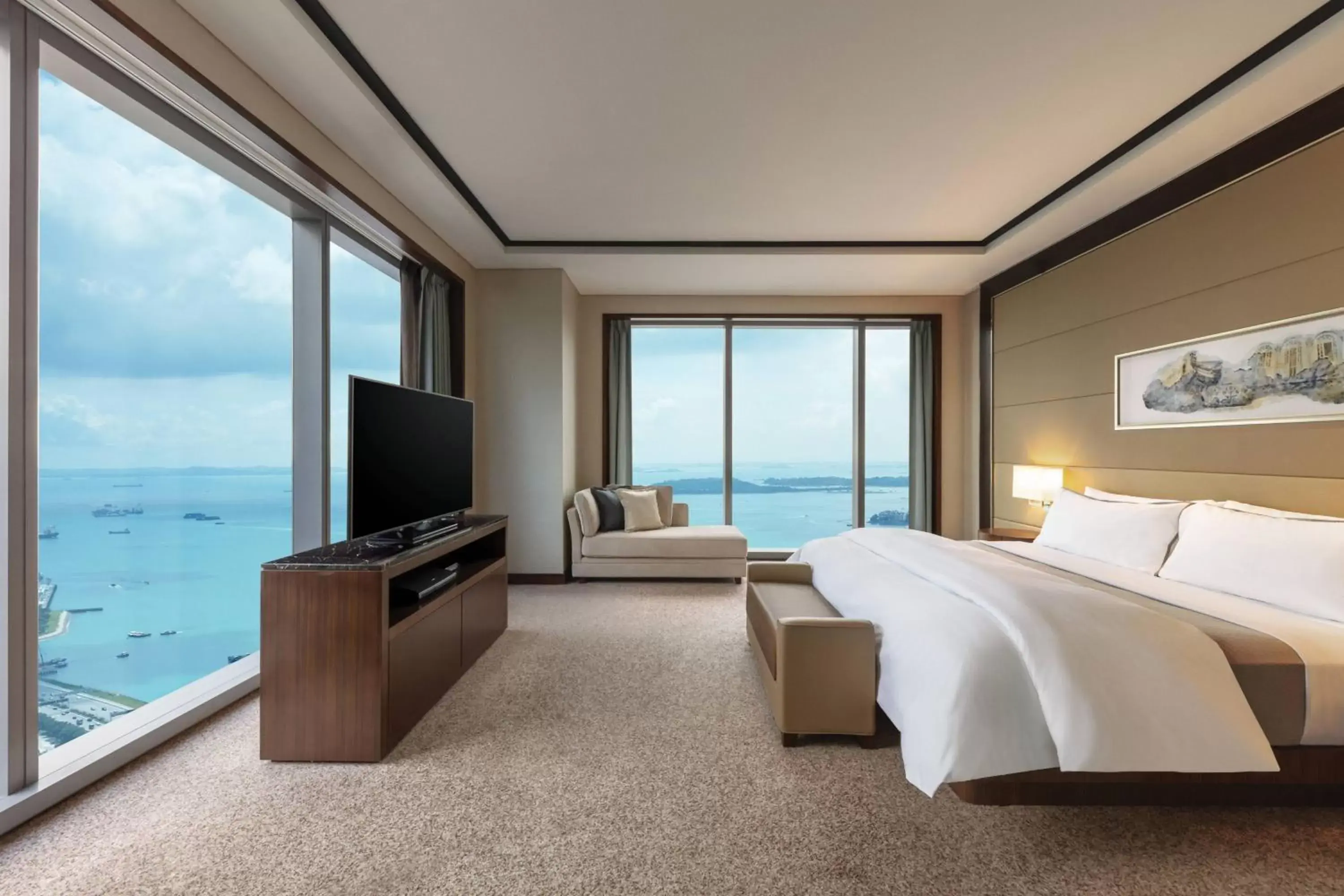 Bedroom, Sea View in The Westin Singapore