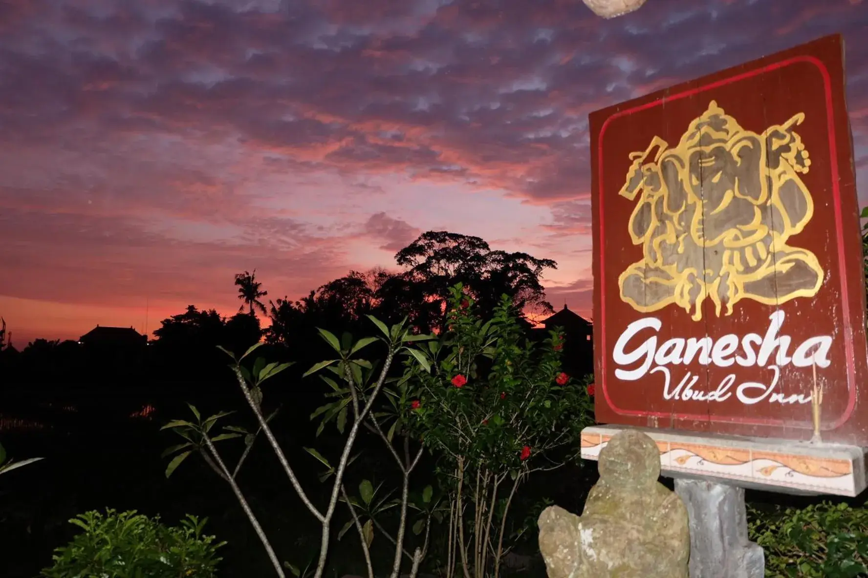 Facade/entrance, Property Logo/Sign in Ganesha Ubud Inn