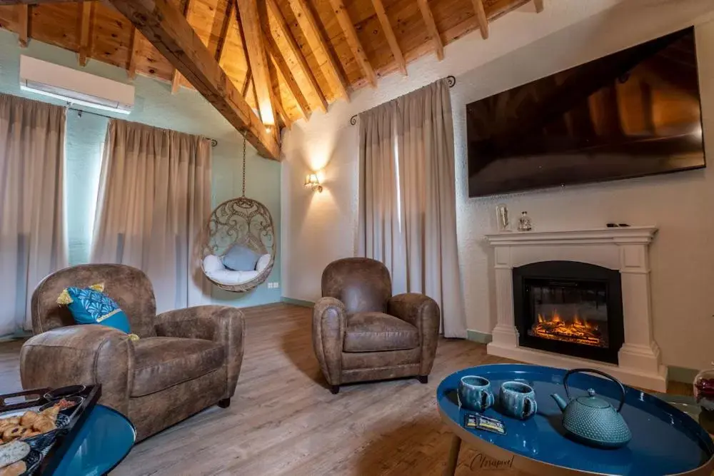 Seating Area in Le Belvédère Hotel et Bien être