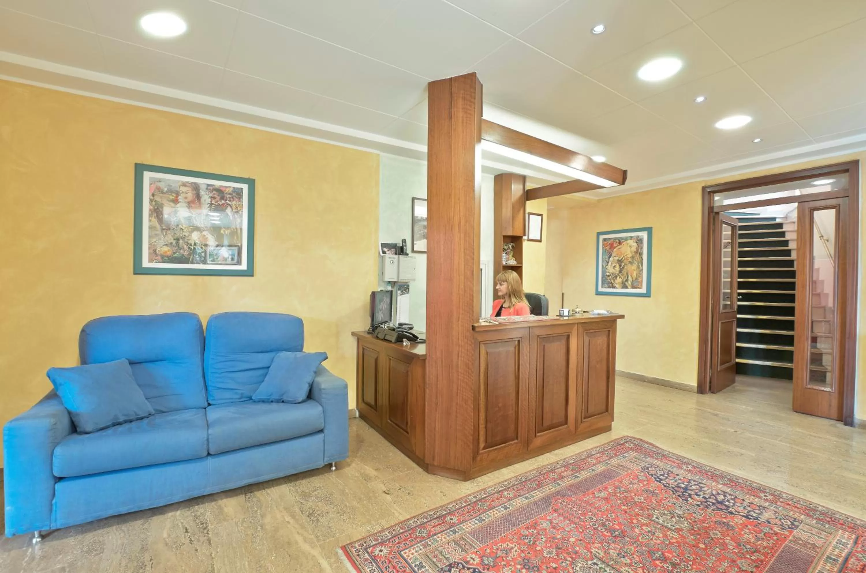 Lobby or reception in Hotel Valentini Inn