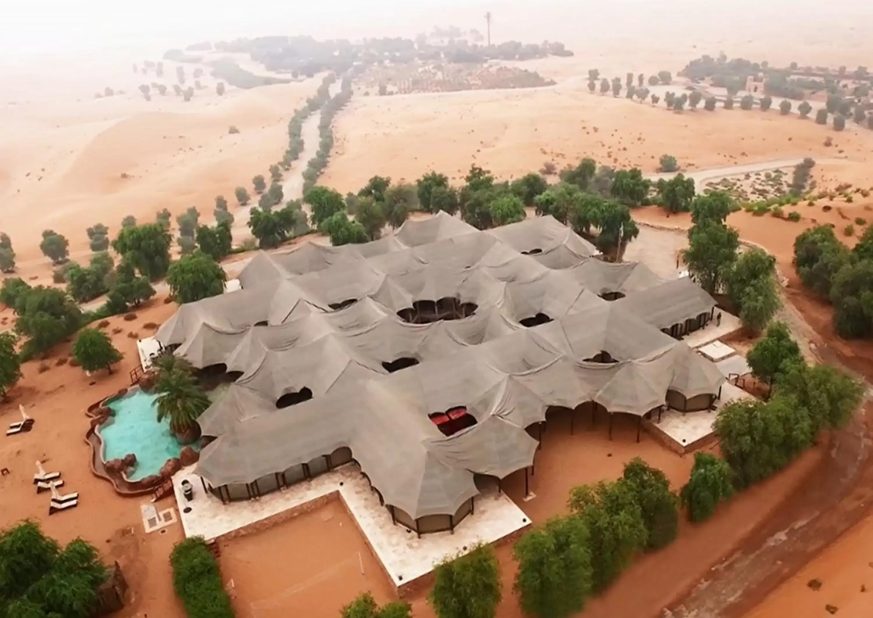 Bird's eye view, Bird's-eye View in Telal Resort Al Ain