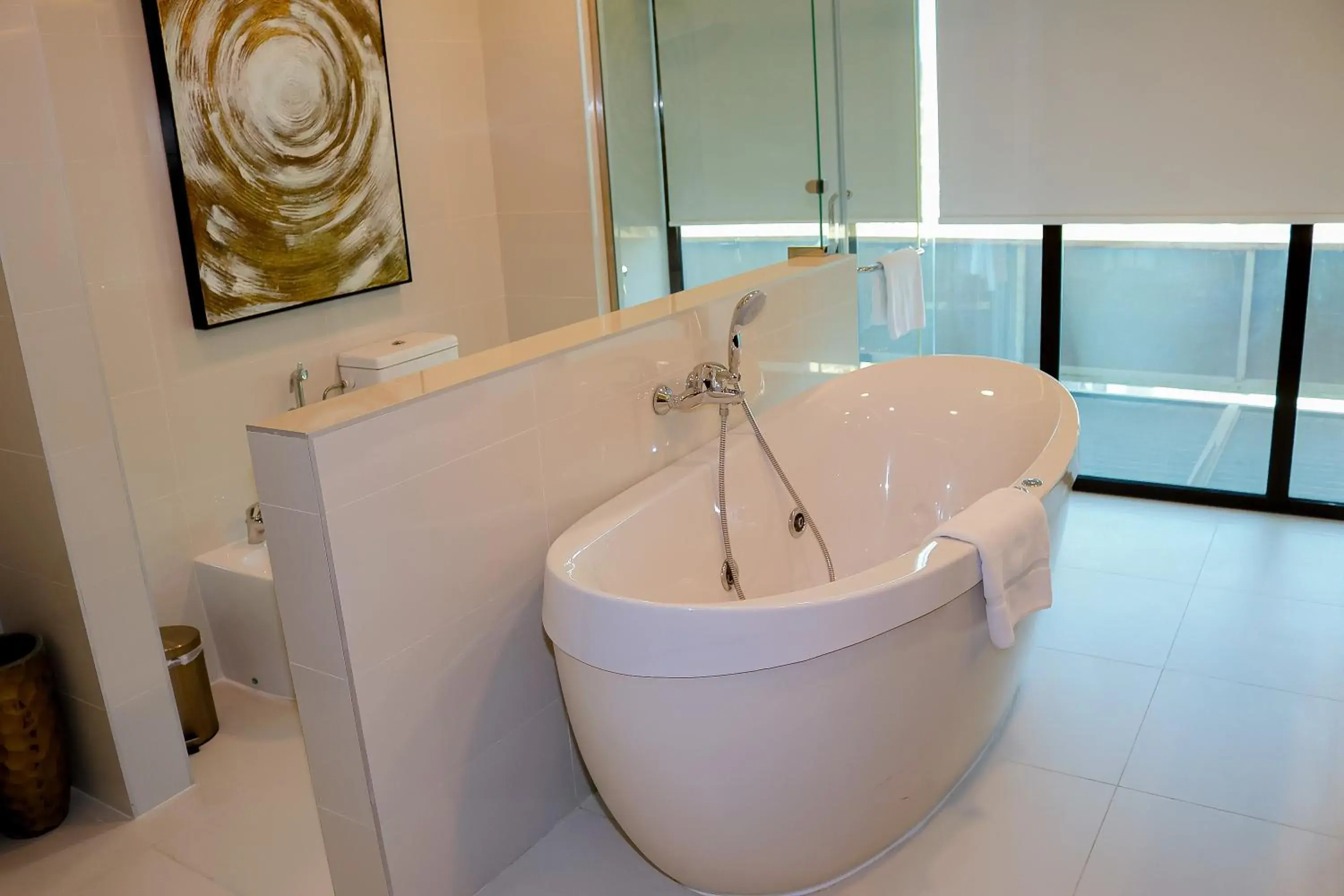Bathroom in Lagoona Beach Luxury Resort And Spa