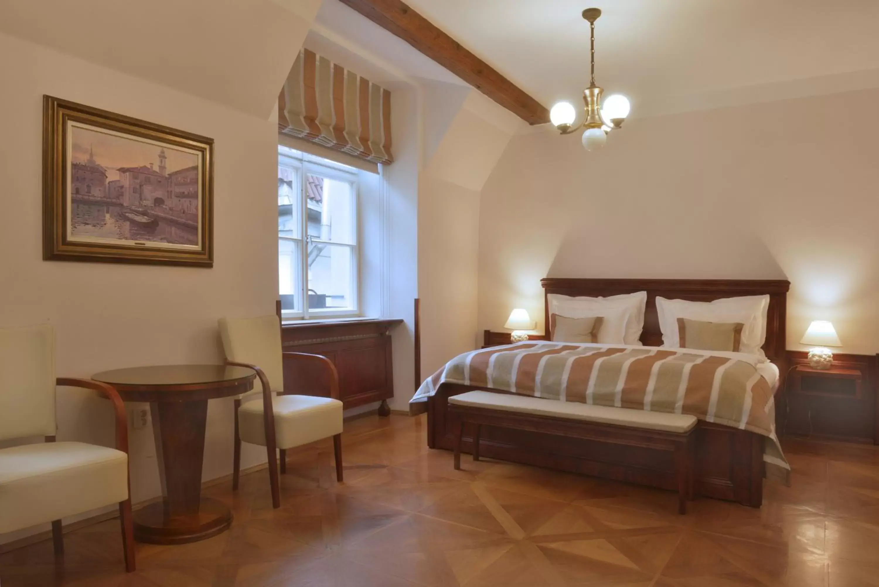 Bedroom, Bed in Grand Hotel Praha