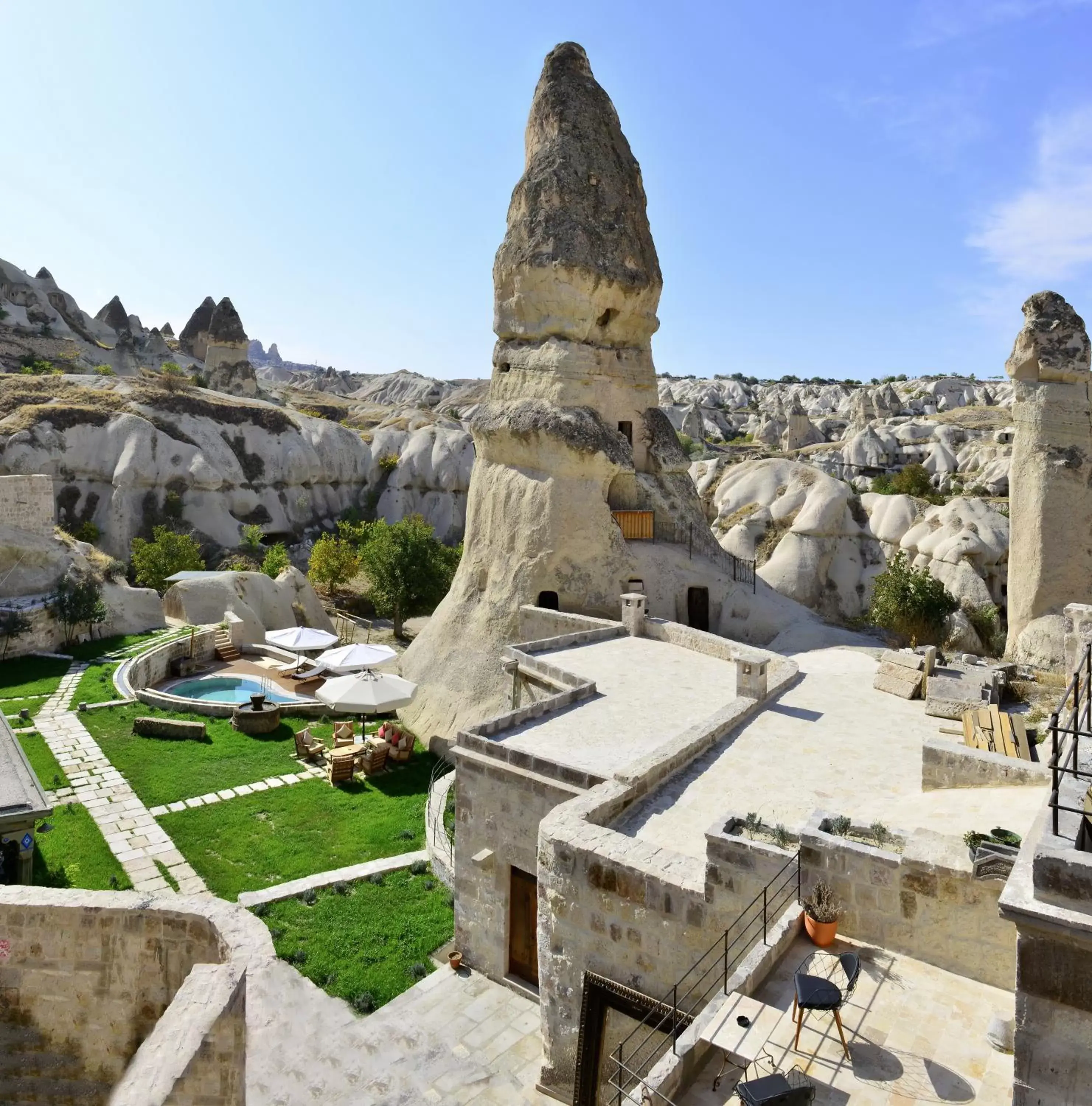 Mountain view in Aza Cave Cappadocia