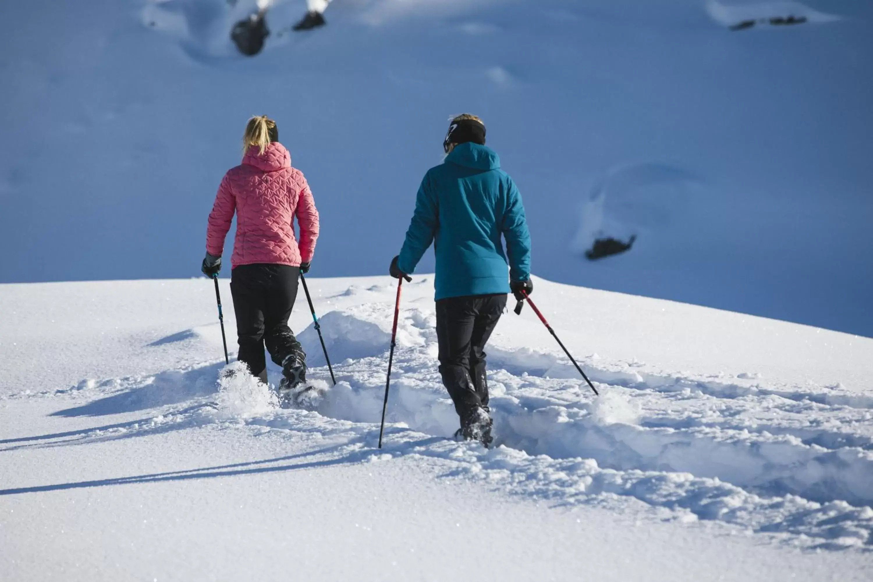 Winter, Skiing in Berghotel Randolins