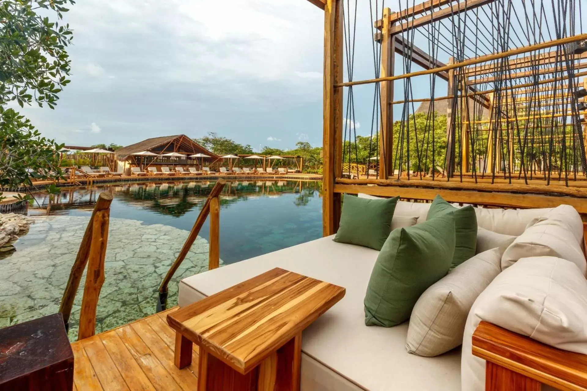 Swimming pool in Hotel Shibari - Restaurant & Cenote Club