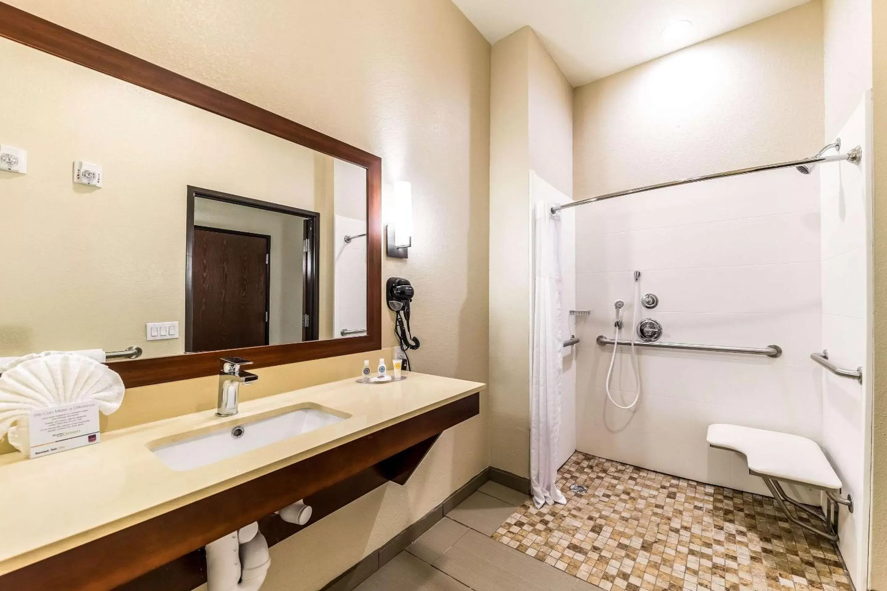 Bathroom in Comfort Suites Grand Prairie - Arlington North