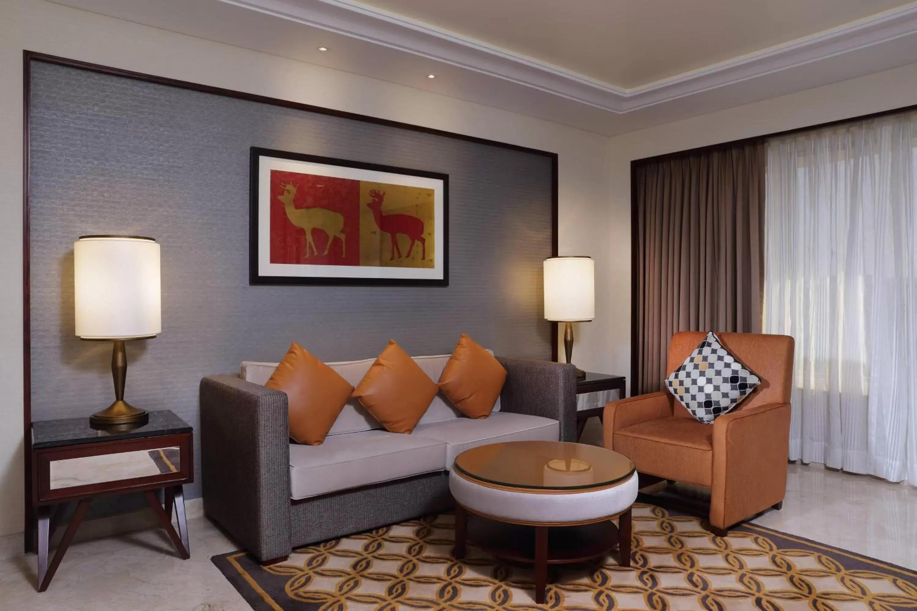 Living room, Seating Area in Sheraton Grand Pune Bund Garden Hotel
