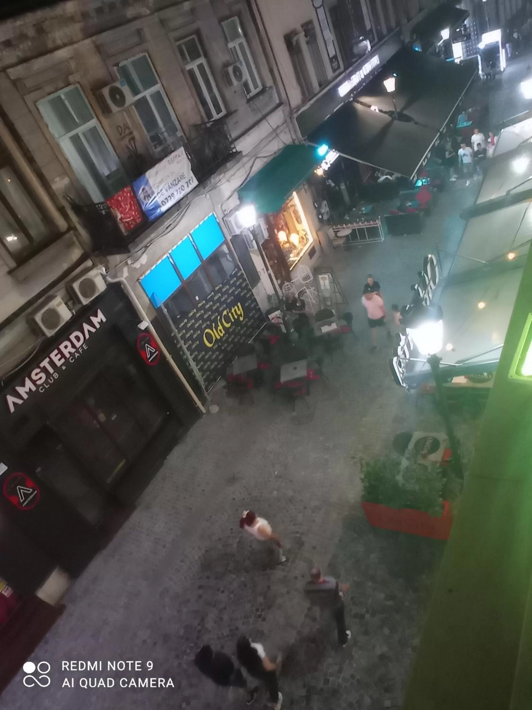 View (from property/room) in New Era Hotel Old Town Party Zone Bucharest- parking with fee nearby - NOT at the hotel !