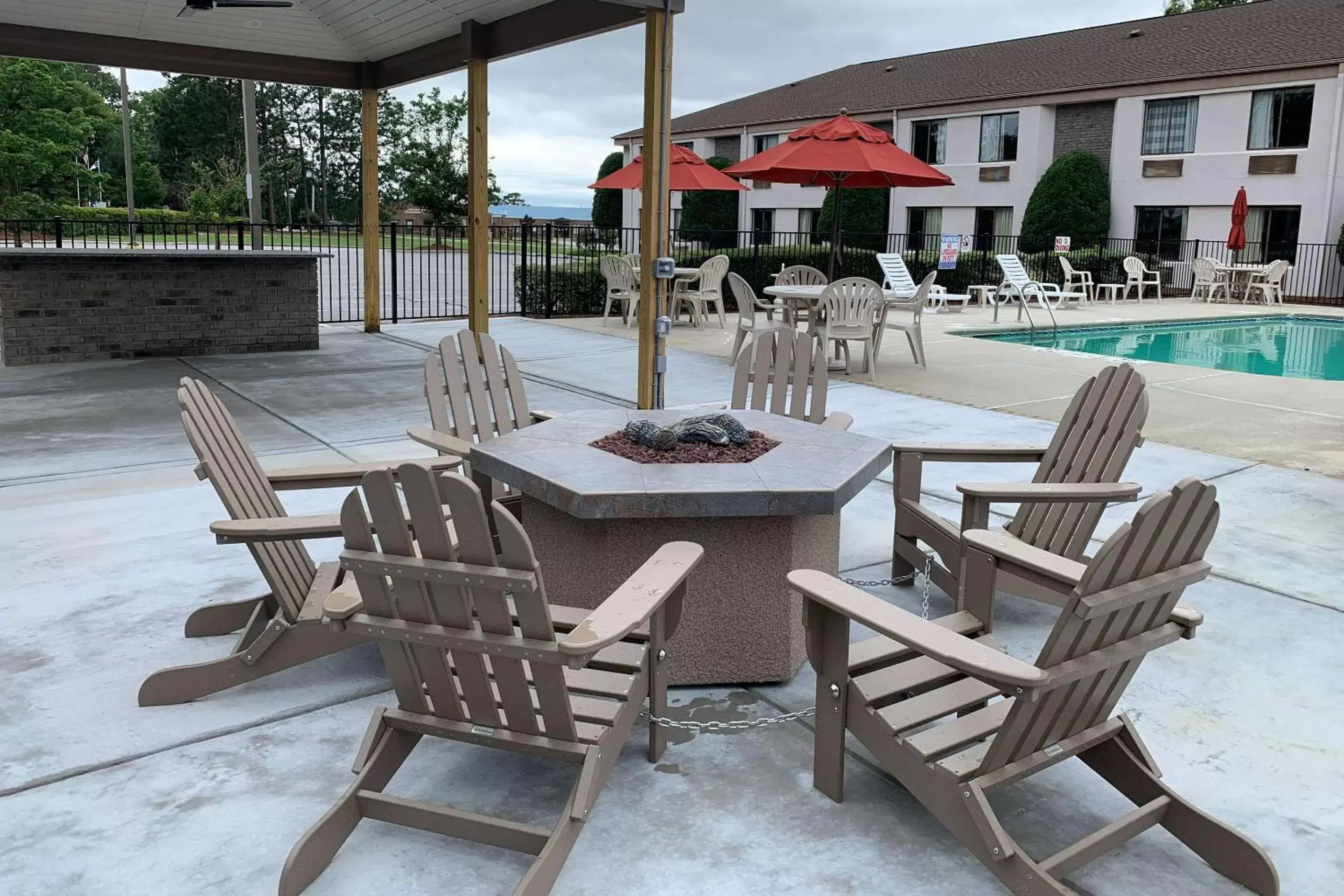 Swimming Pool in Sleep Inn & Suites Spring Lake - Fayetteville Near Fort Liberty