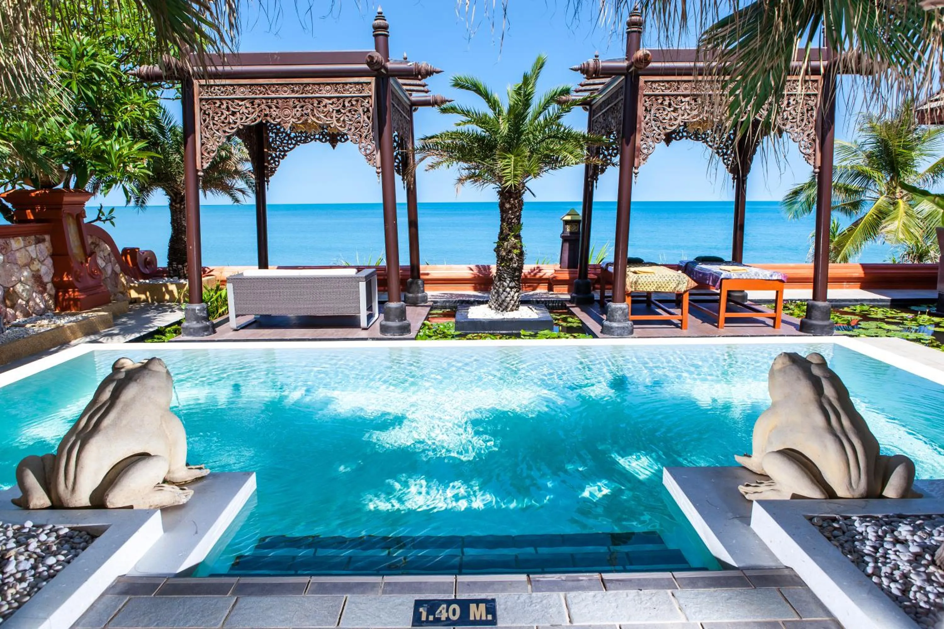 Patio in Ammatara Pura Pool Villa