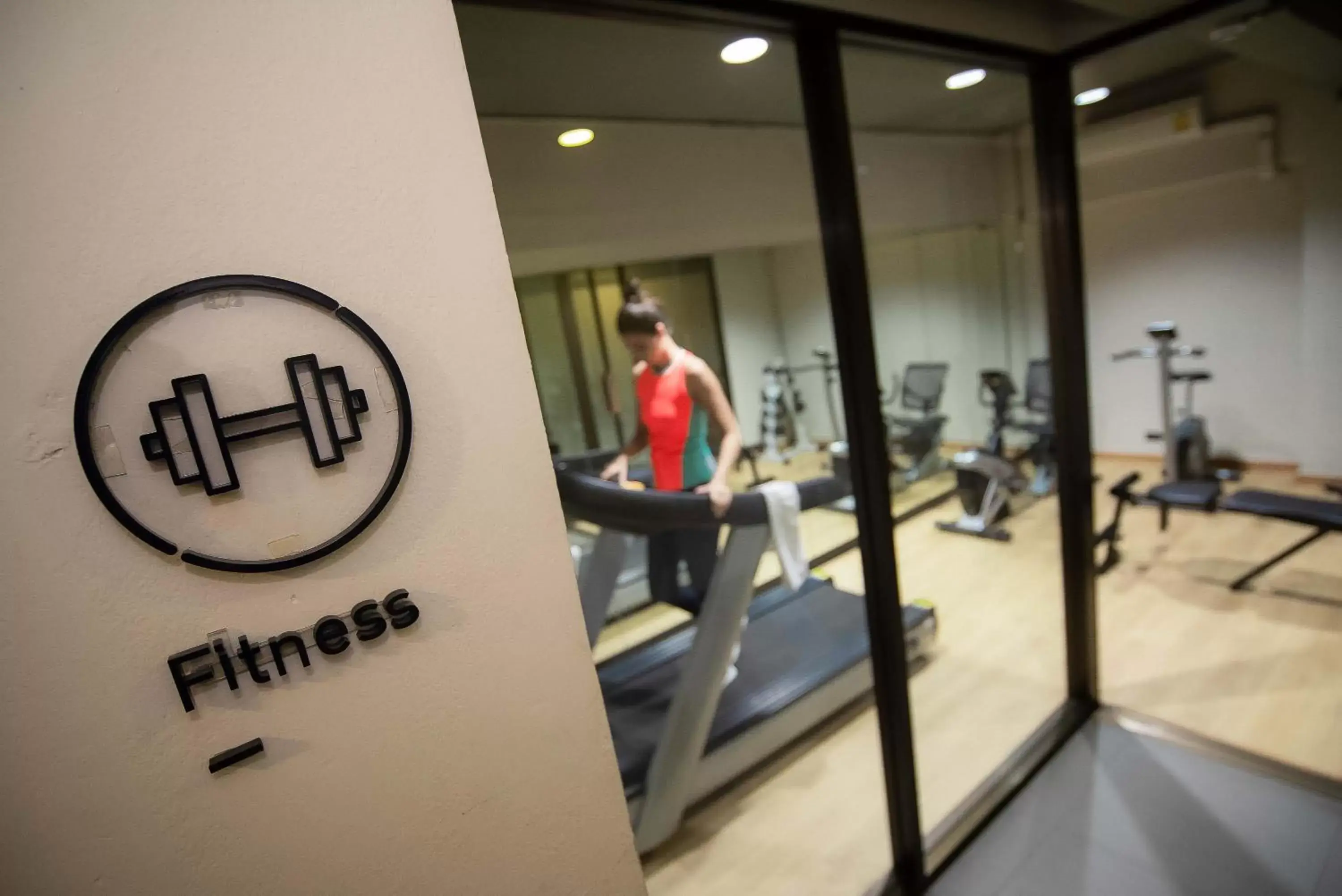 Fitness centre/facilities in THA City Loft Hotel by TH District