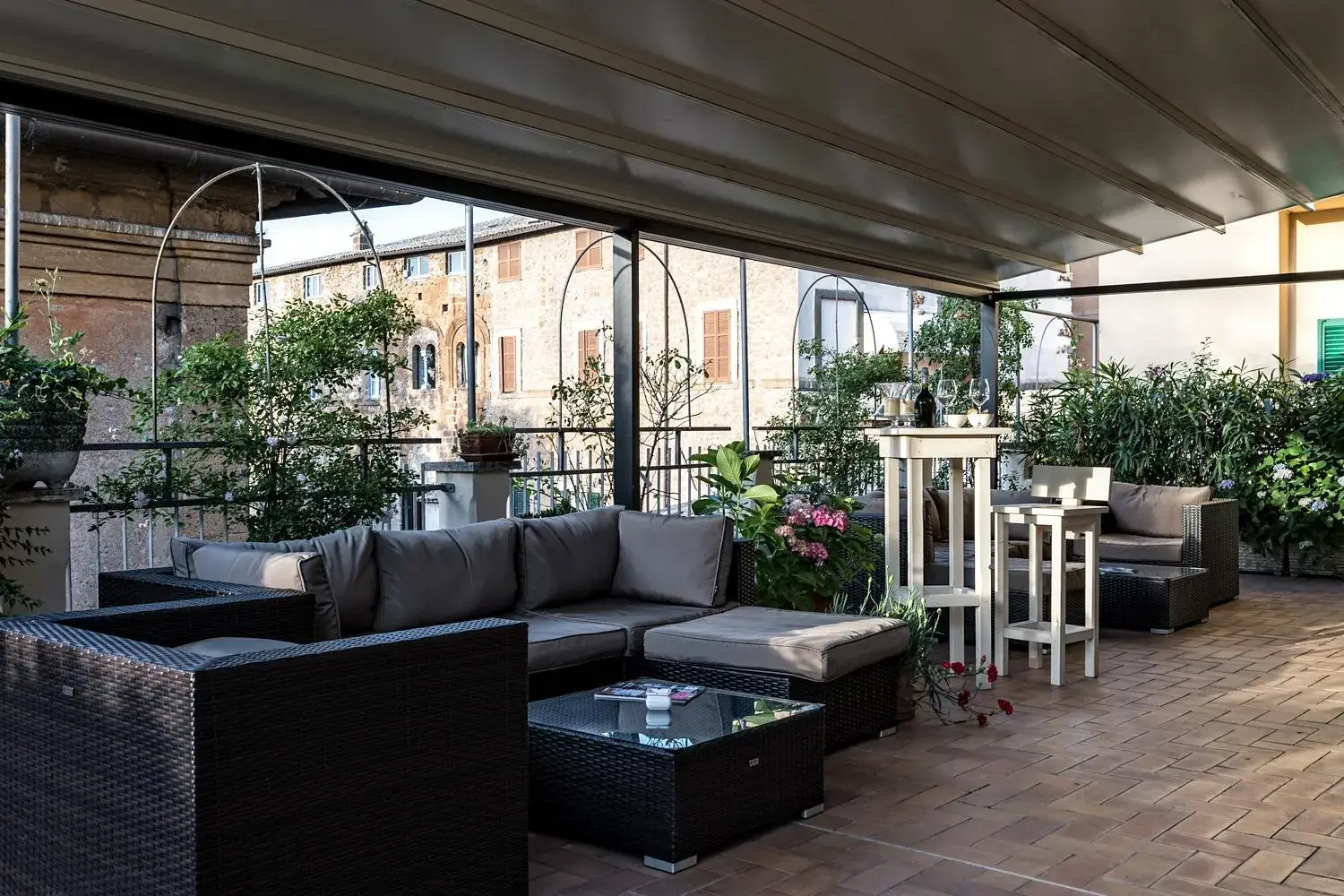 Balcony/Terrace in Grand Hotel Italia