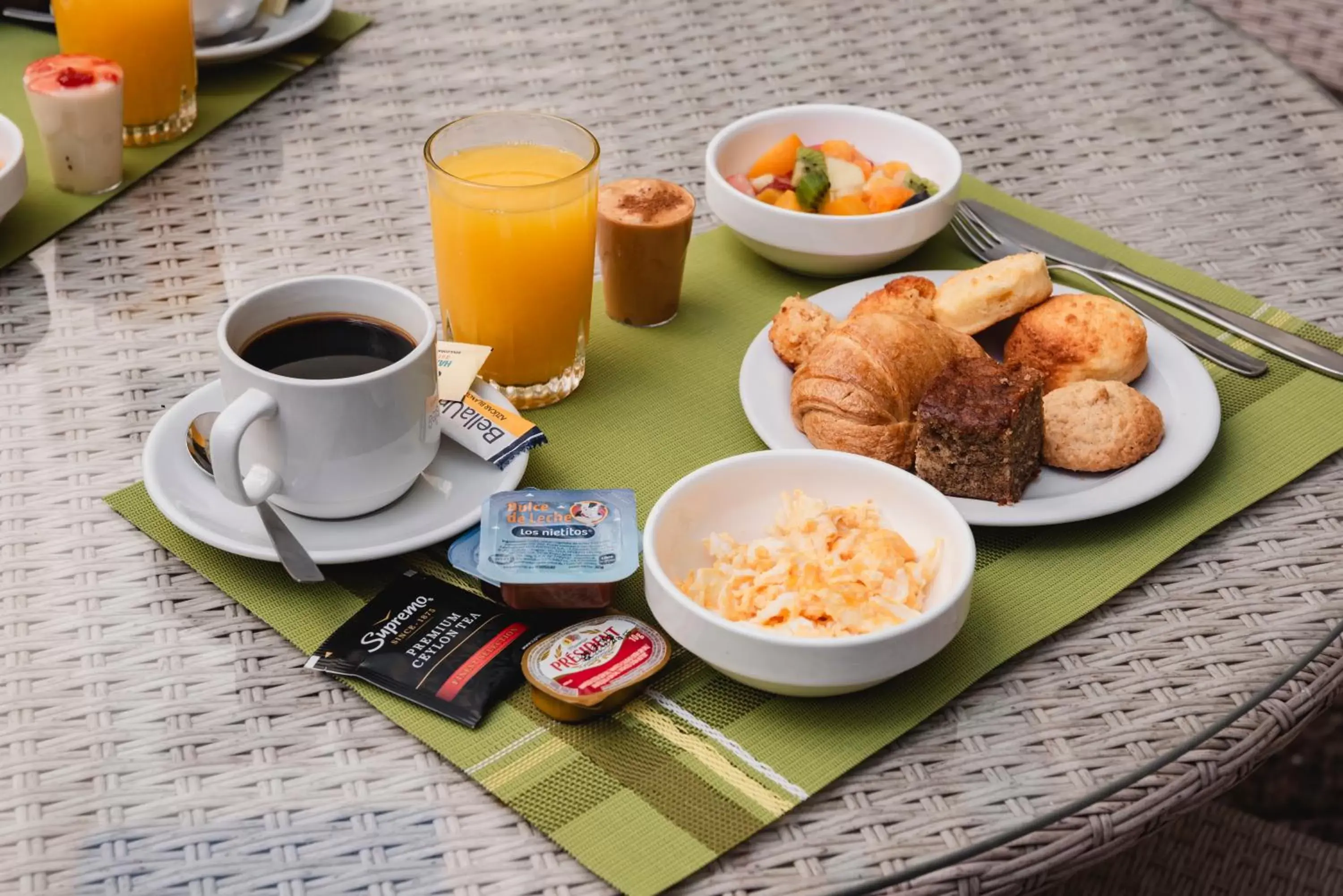 Breakfast in Punta Trouville Hotel Breakfast in Punta Trouville Hotel