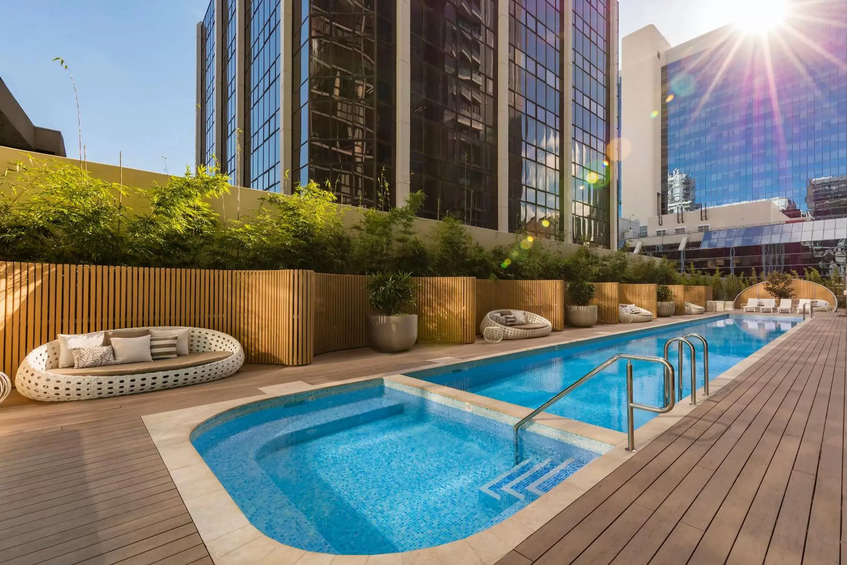 Swimming Pool in SKYE Hotel Suites Parramatta