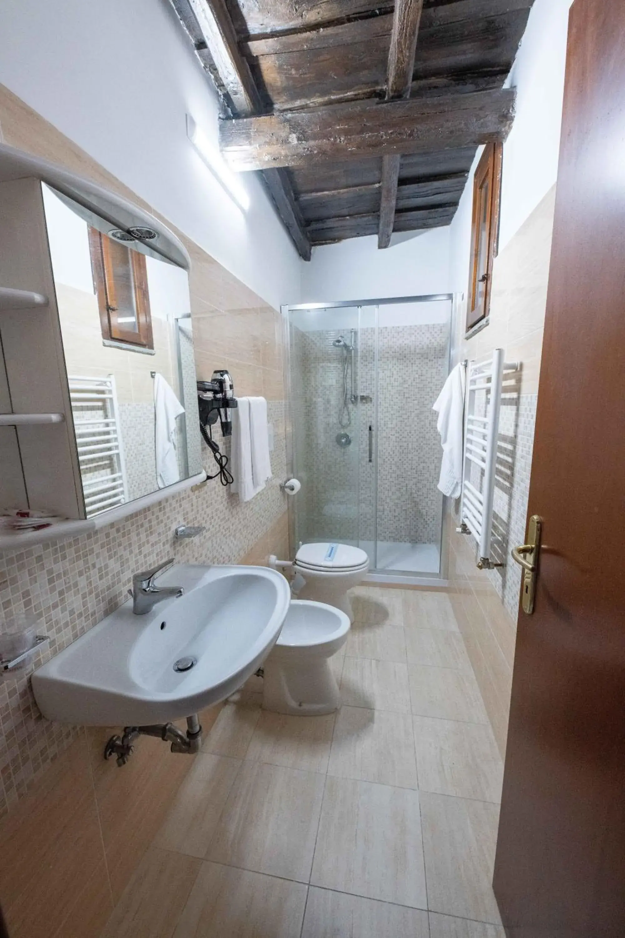 Shower, Bathroom in Hotel Anfiteatro Flavio