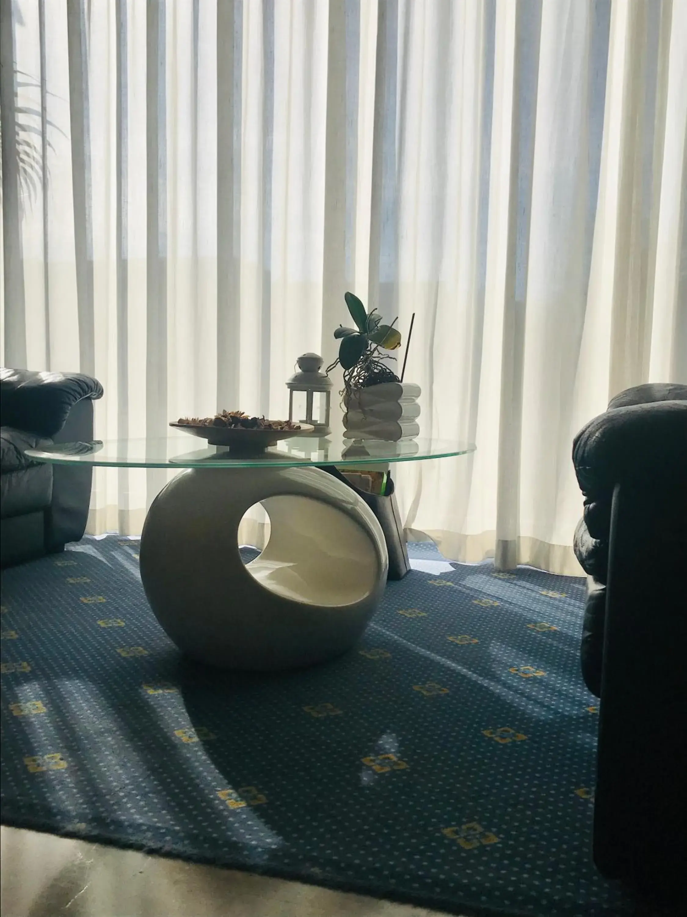 Seating area in Hotel San Carlo