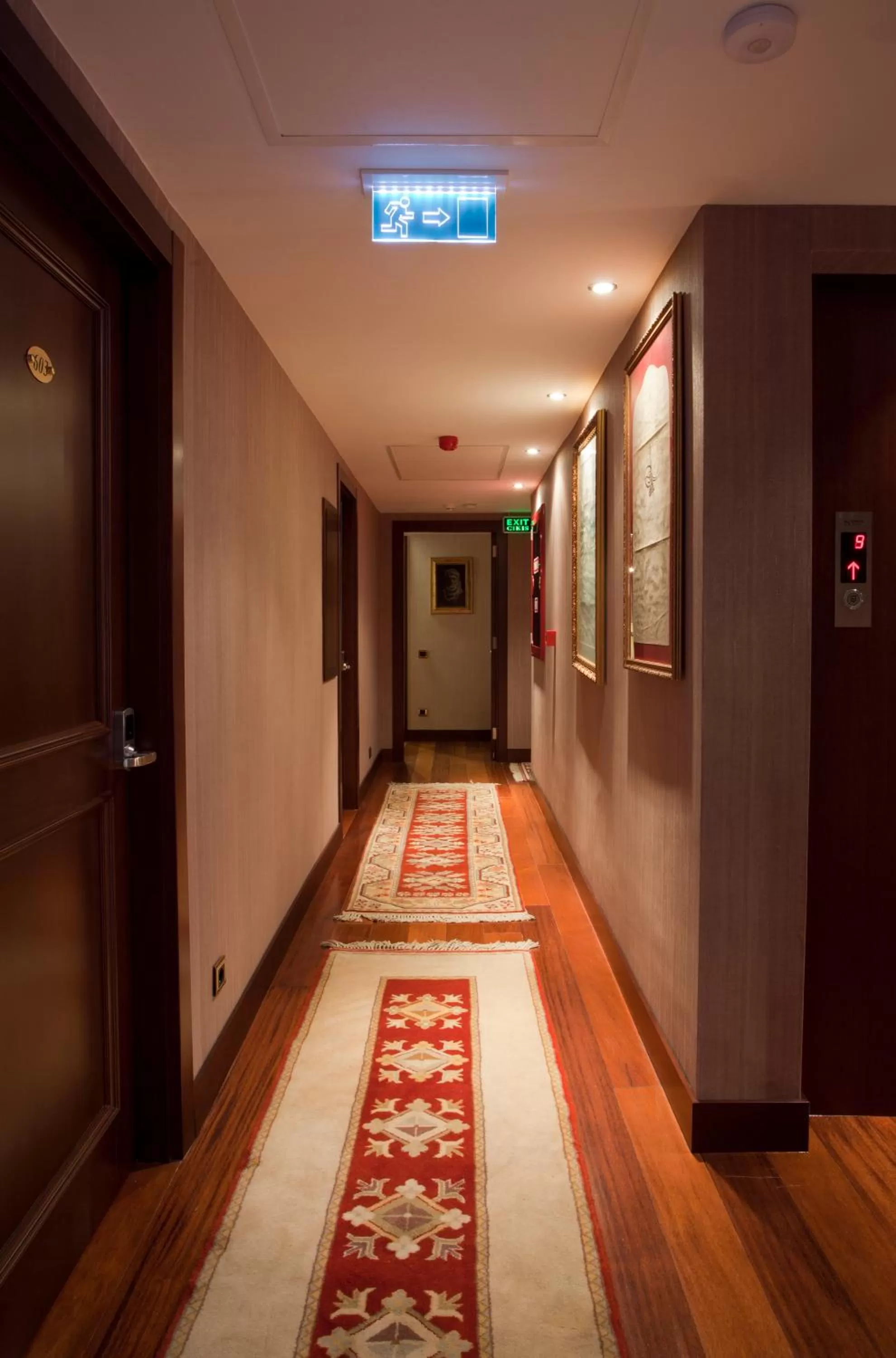 Decorative detail in Burckin Hotel