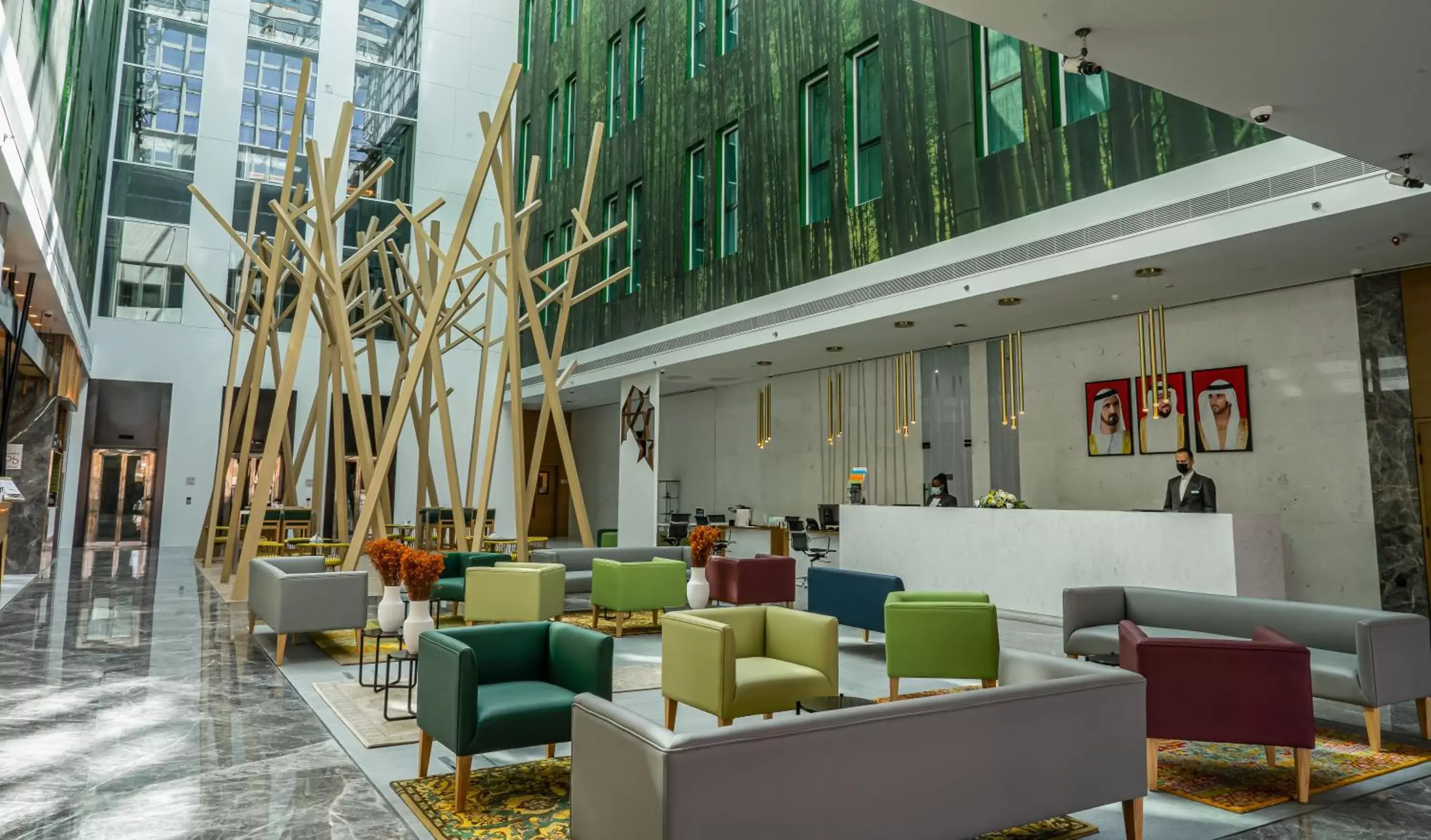 Lobby or reception, Lounge/Bar in Al Khoory Courtyard Hotel