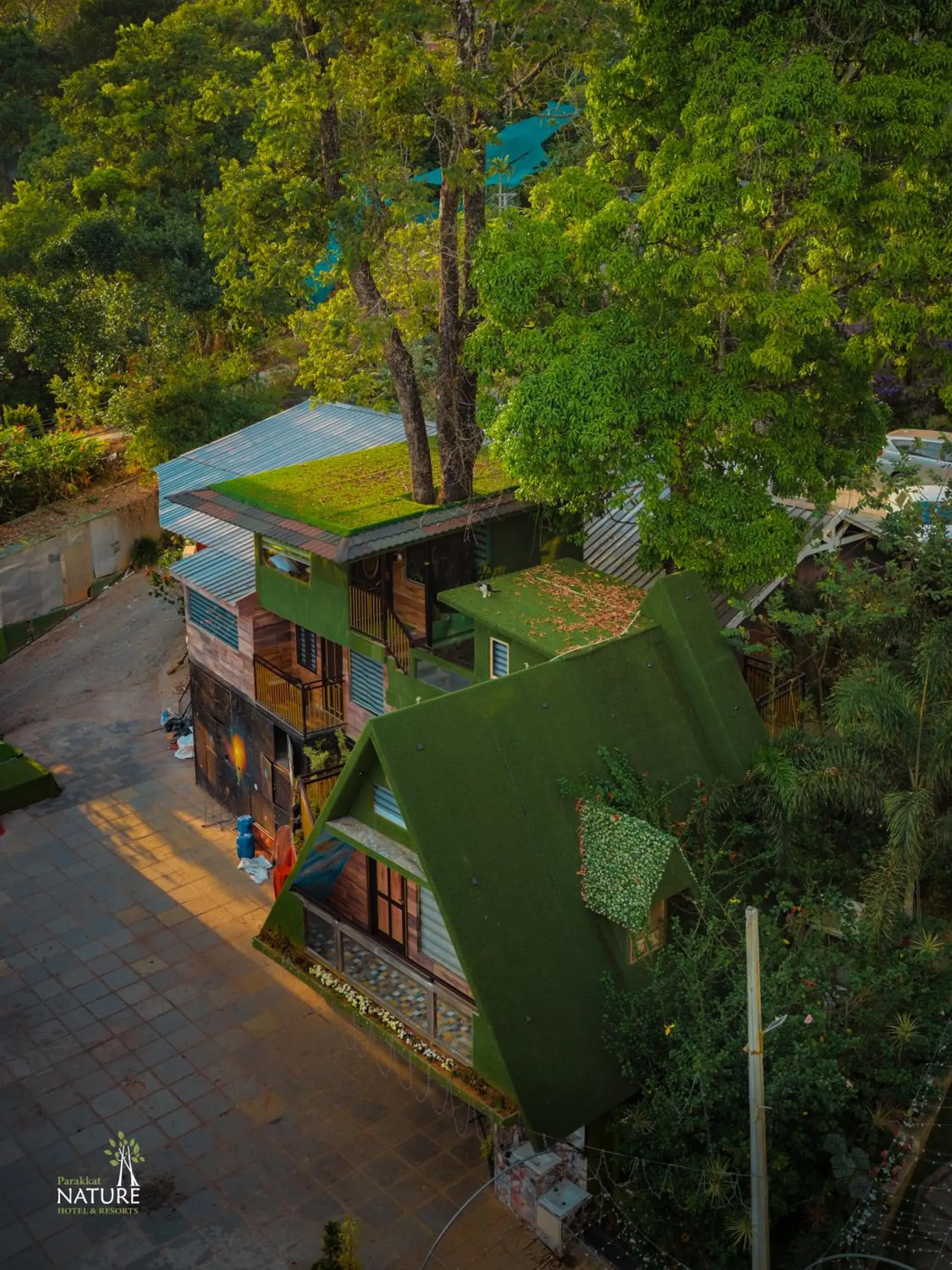 View (from property/room), Bird's-eye View in Parakkat Nature Resort