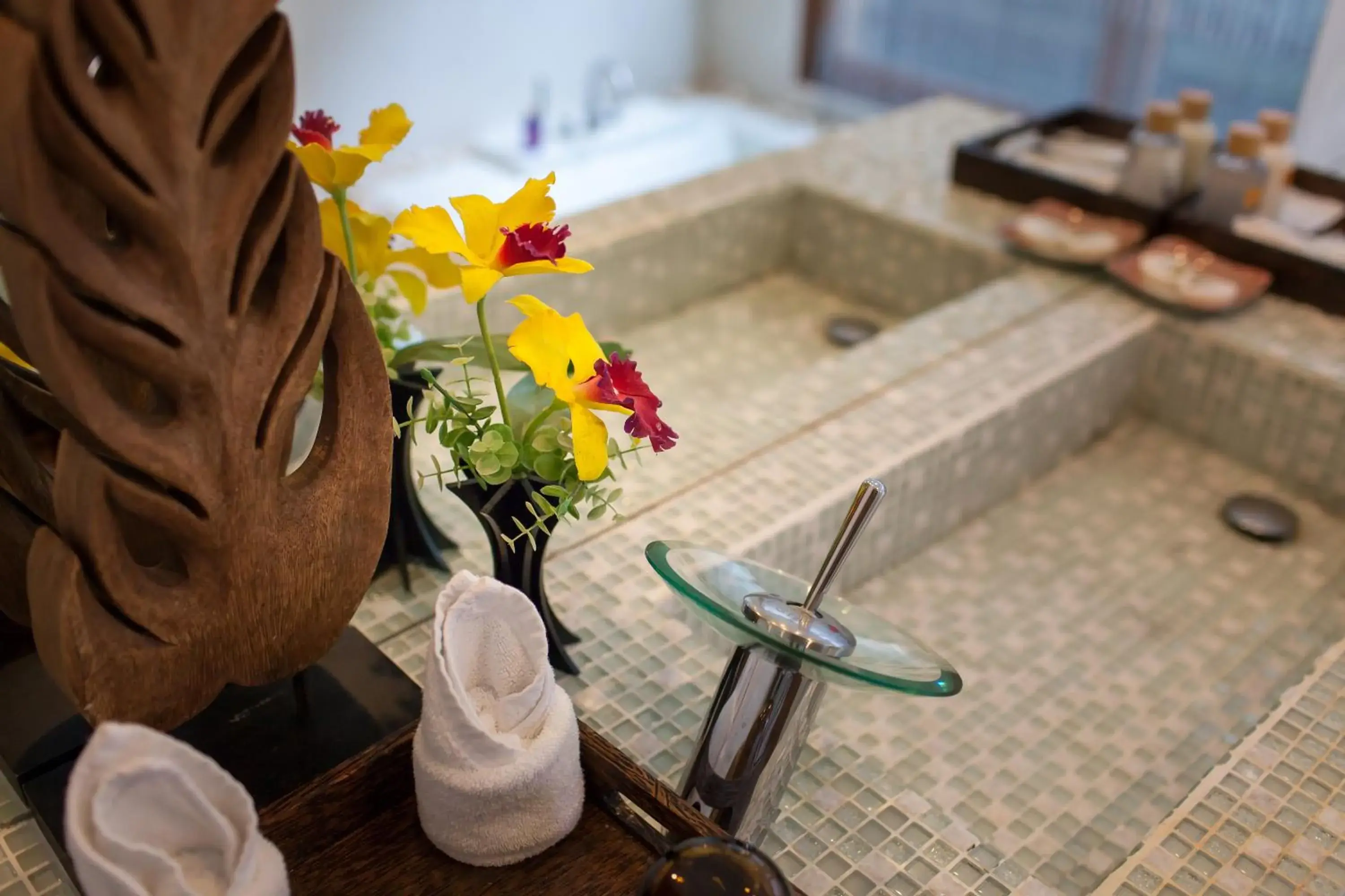 Bathroom in Tango Luxe Beach Villa, Koh Samui - SHA Extra Plus