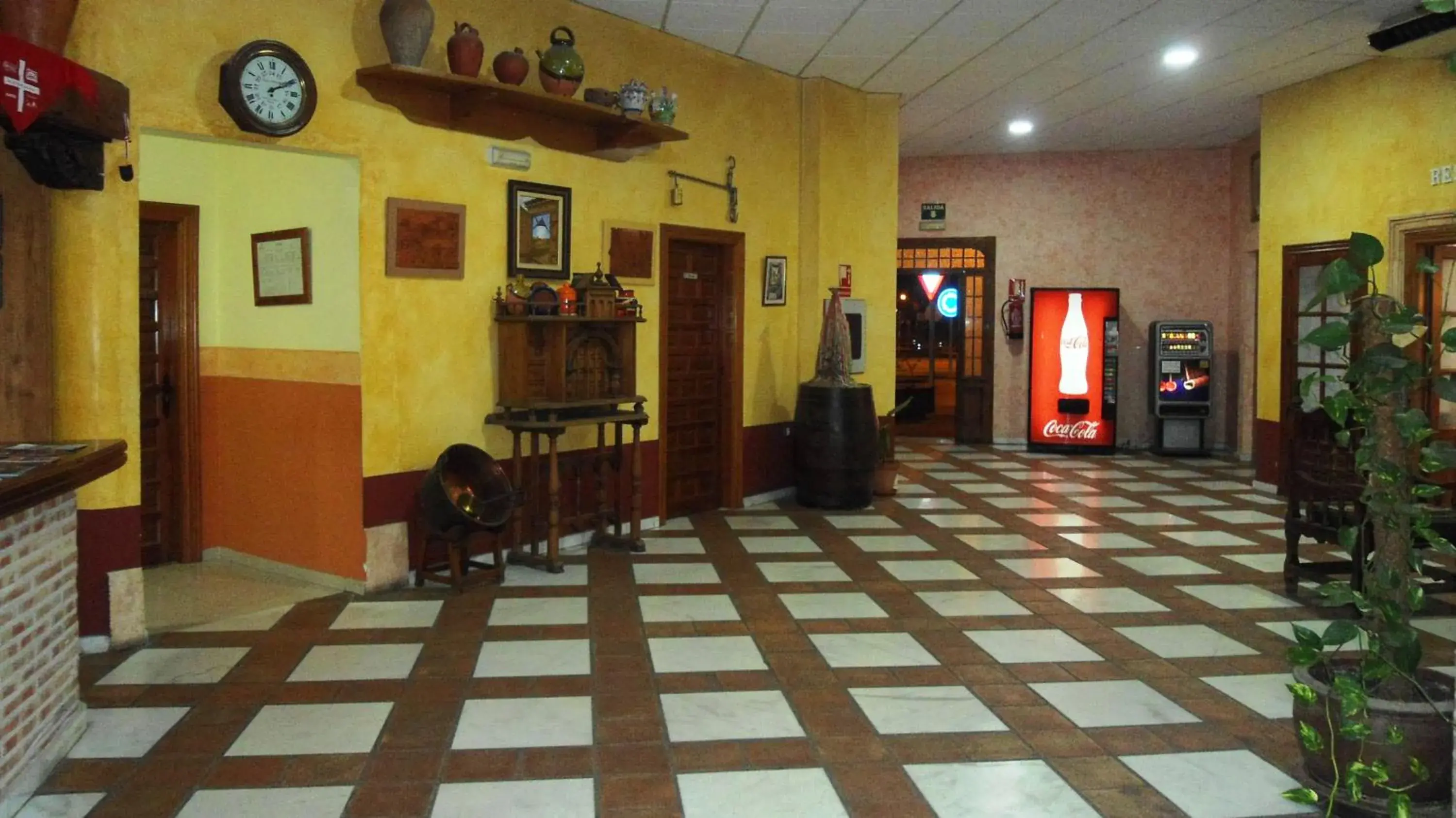 Lobby/Reception in Hotel Venta El Molino