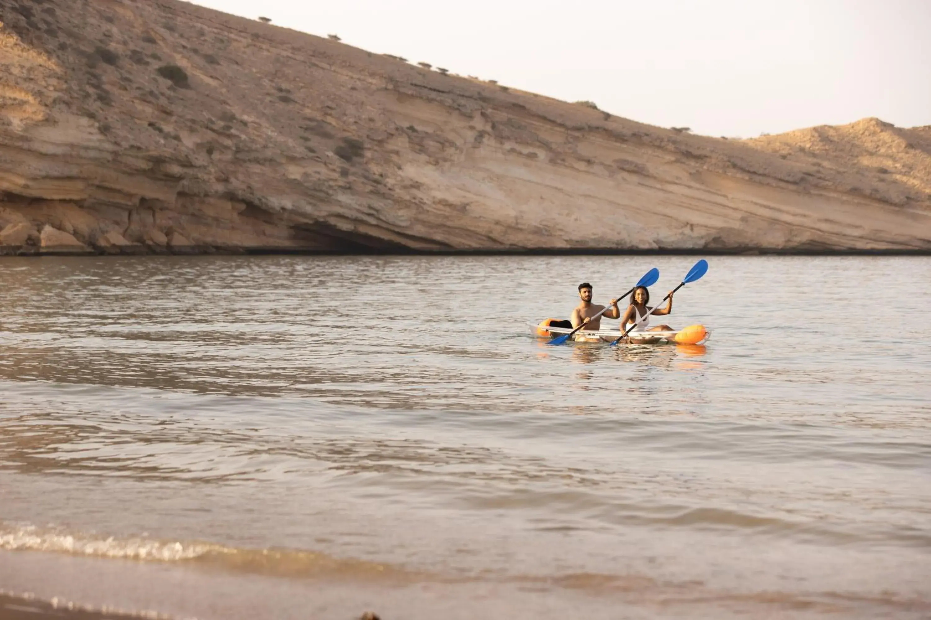 Canoeing in Jumeirah Muscat Bay