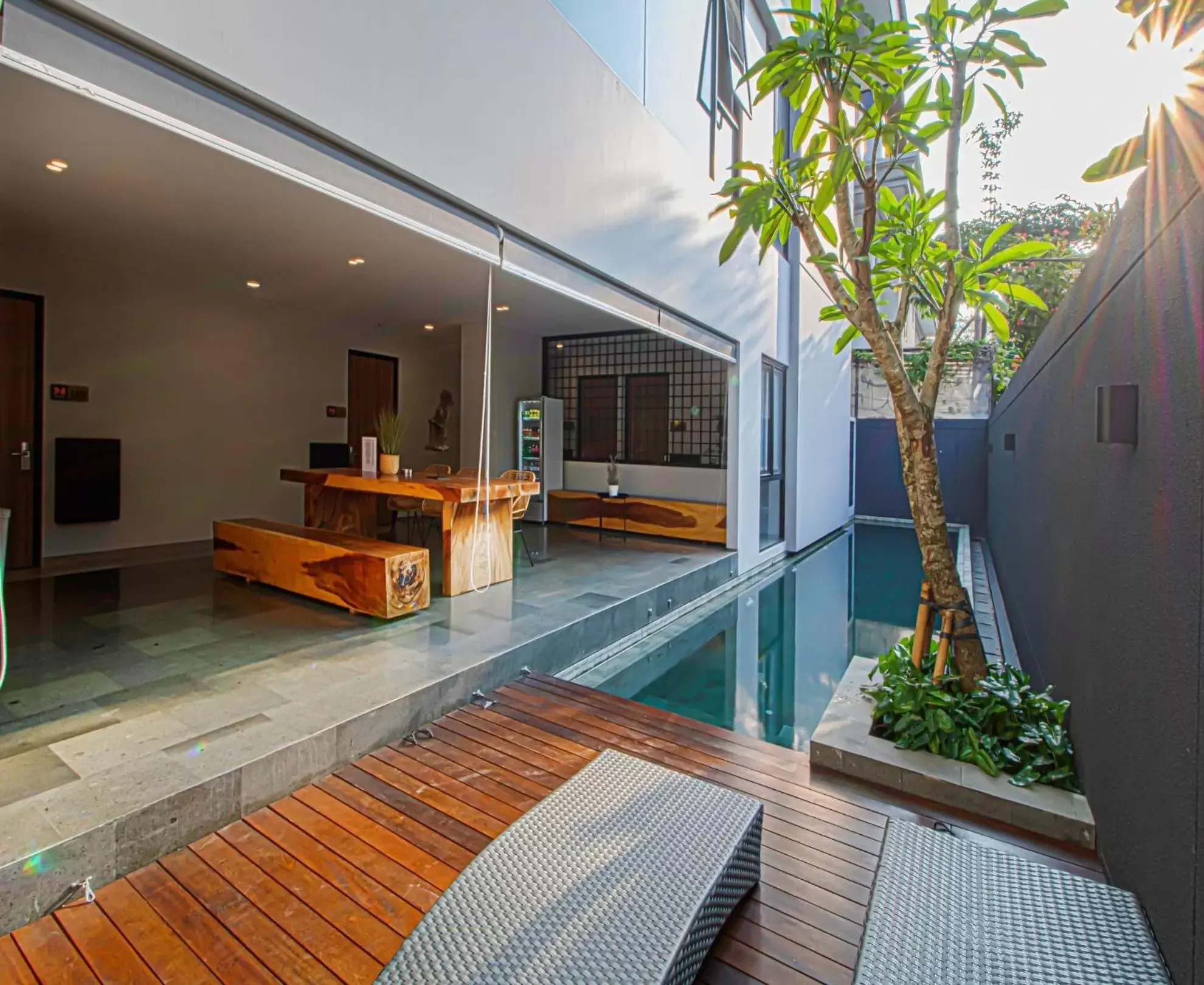 Swimming pool in M Studio Karawaci Swimming pool in M Studio Karawaci