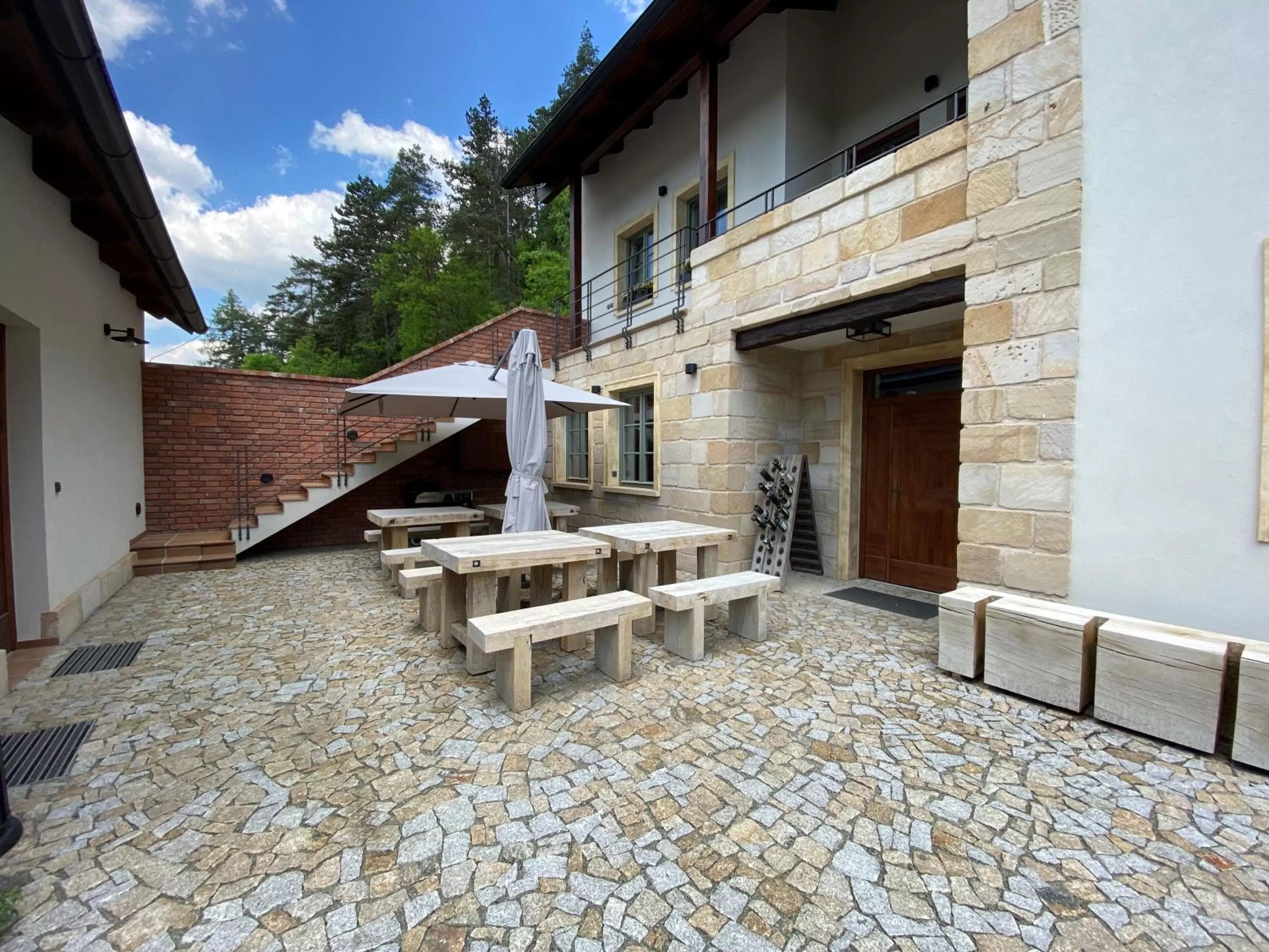 Patio in Penzion Stodola