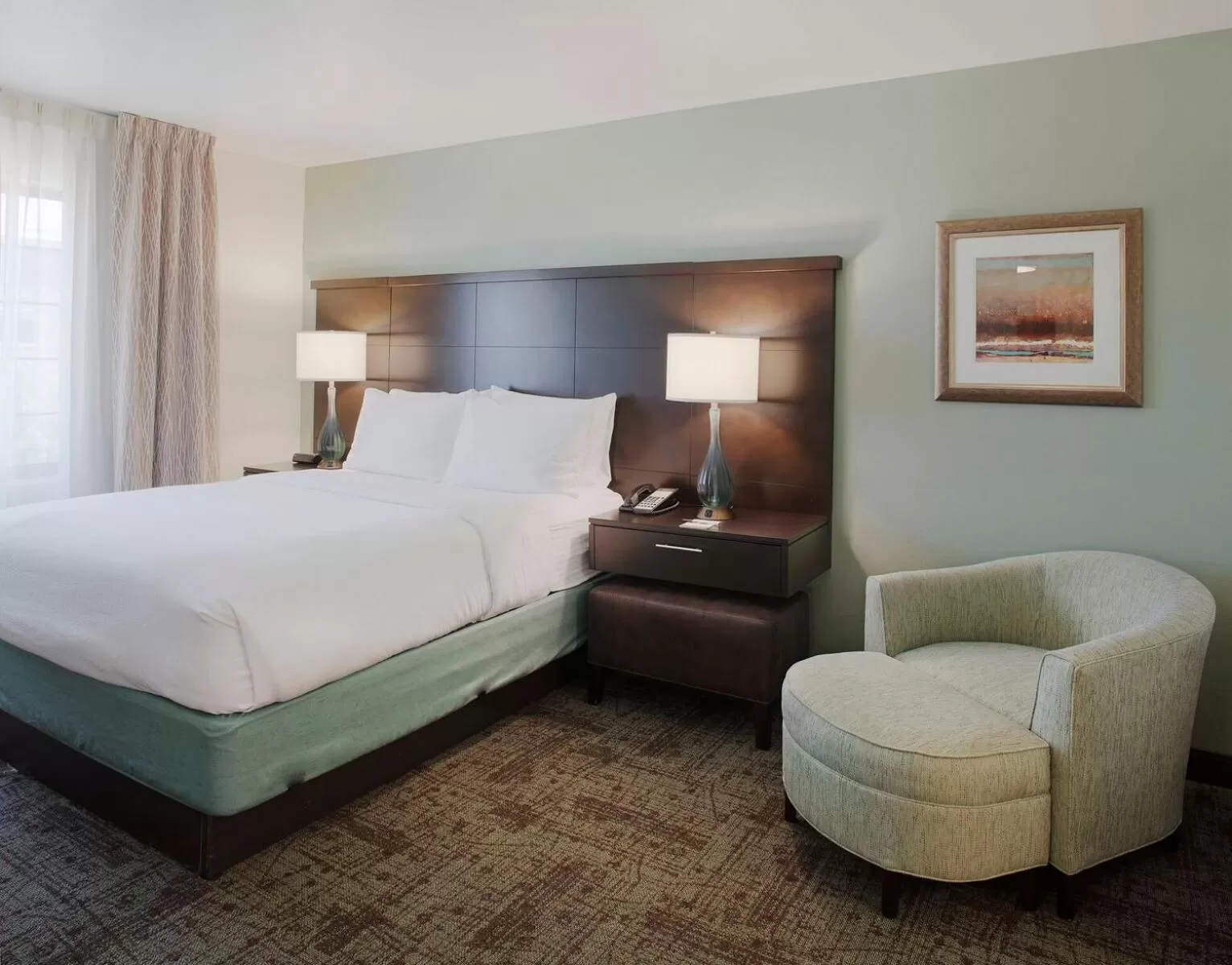 Bed in Staybridge Suites Fayetteville by IHG