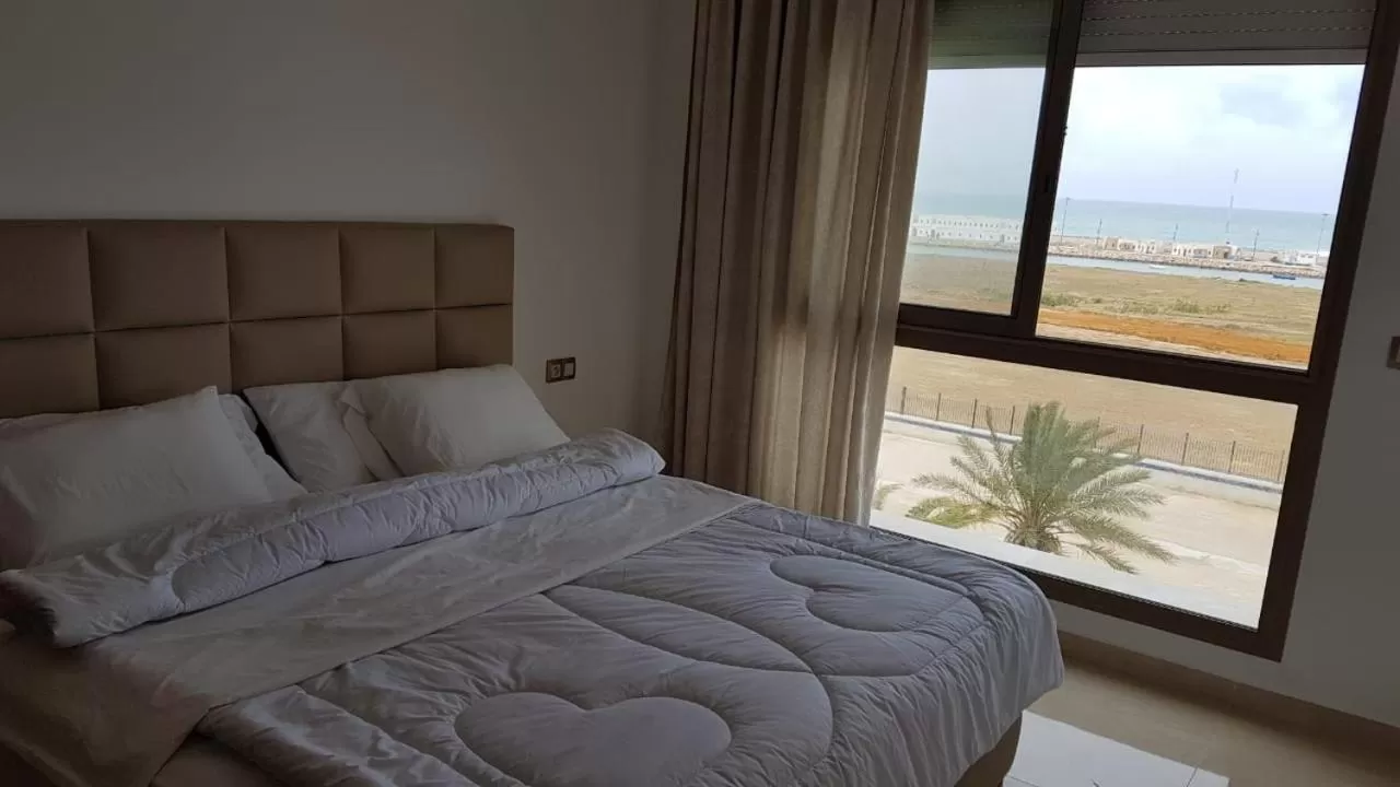 Bed in RESIDENCE PUERTO MARINA Corniche d'Asilah