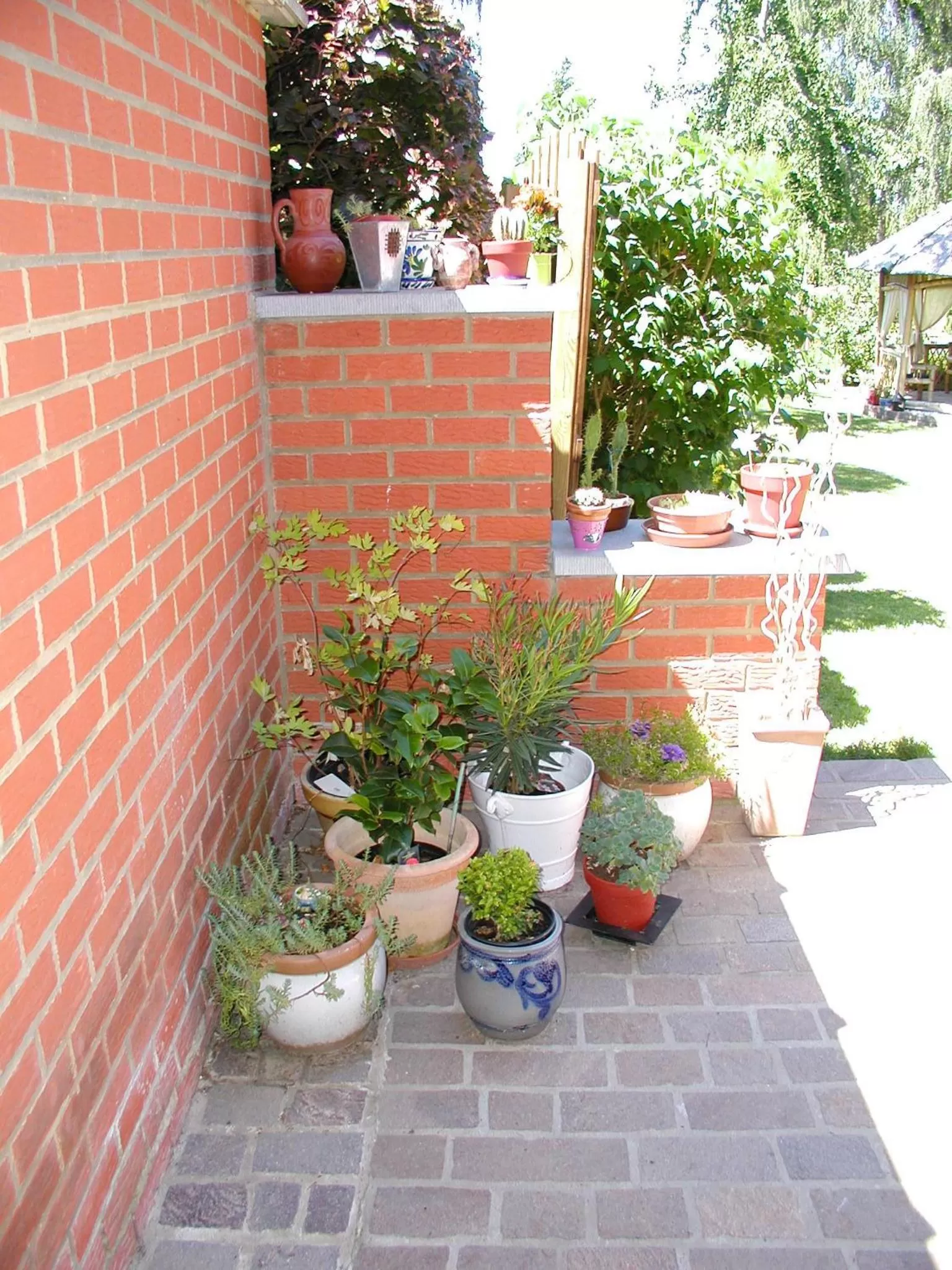 Garden in B&B A la Malogne