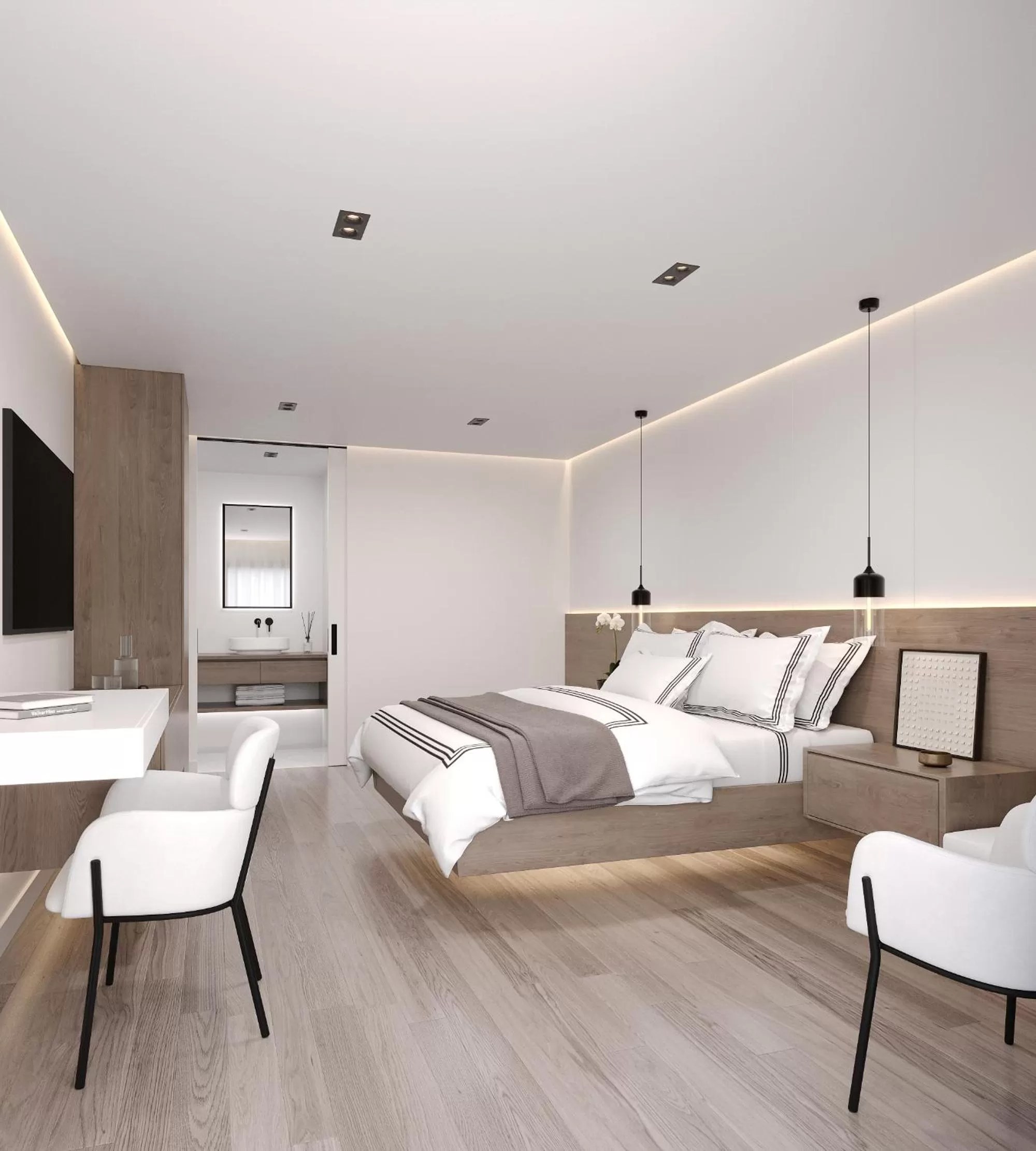 Bedroom, Bed in the Vietta Hotel