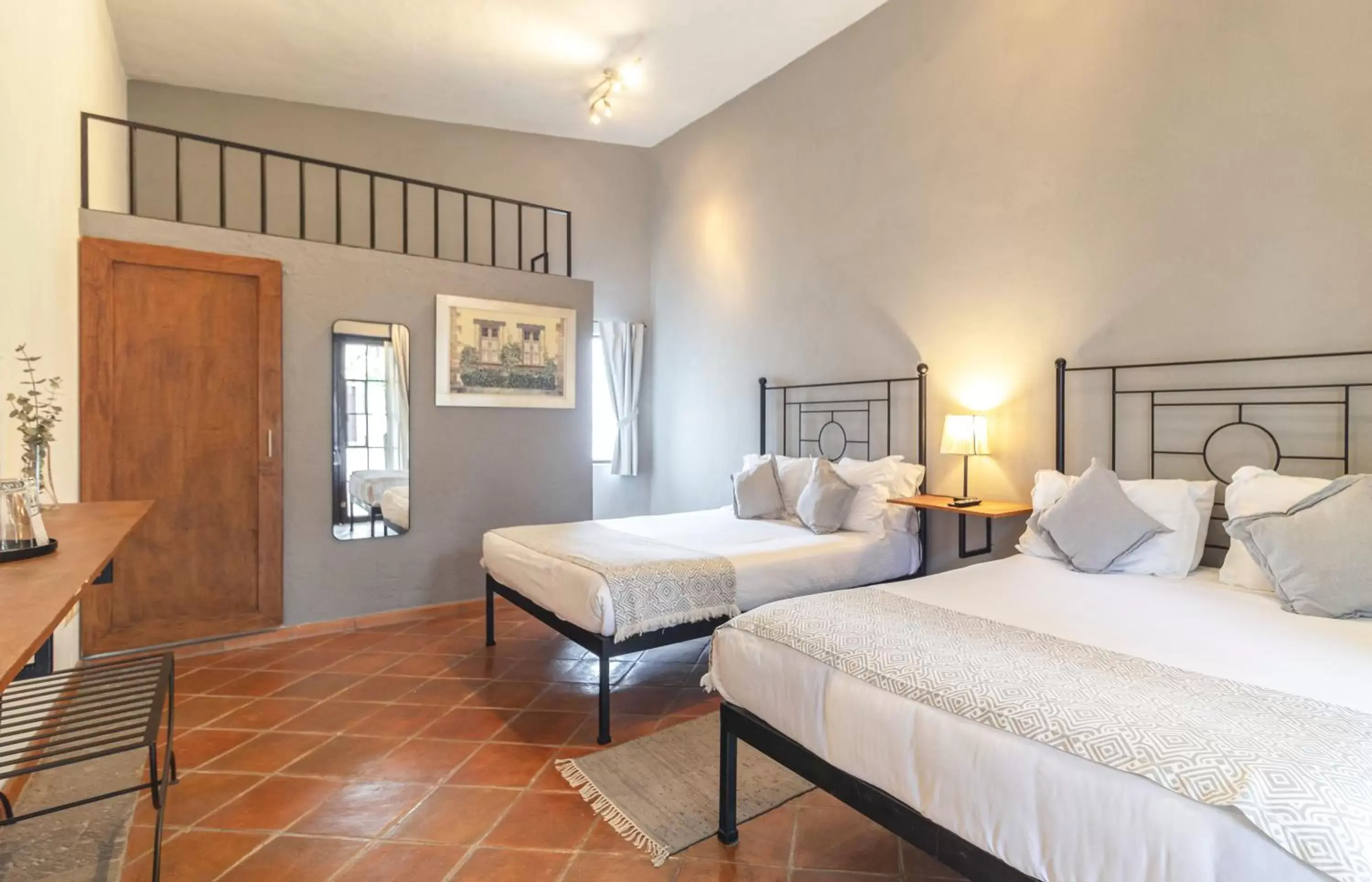 Bed in Casa Goyri San Miguel de Allende
