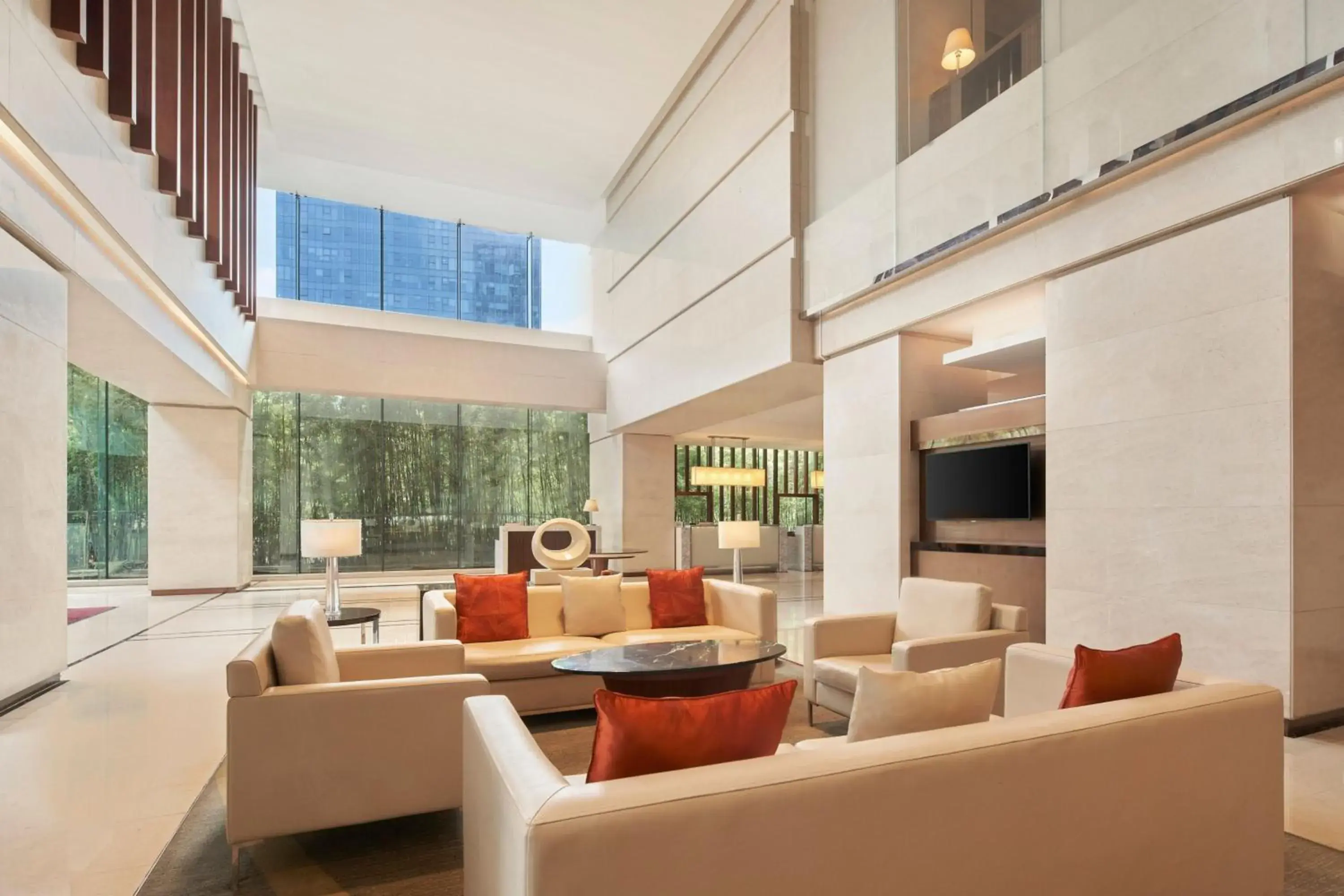 Lobby or reception, Seating Area in Courtyard by Marriott Shanghai Jiading