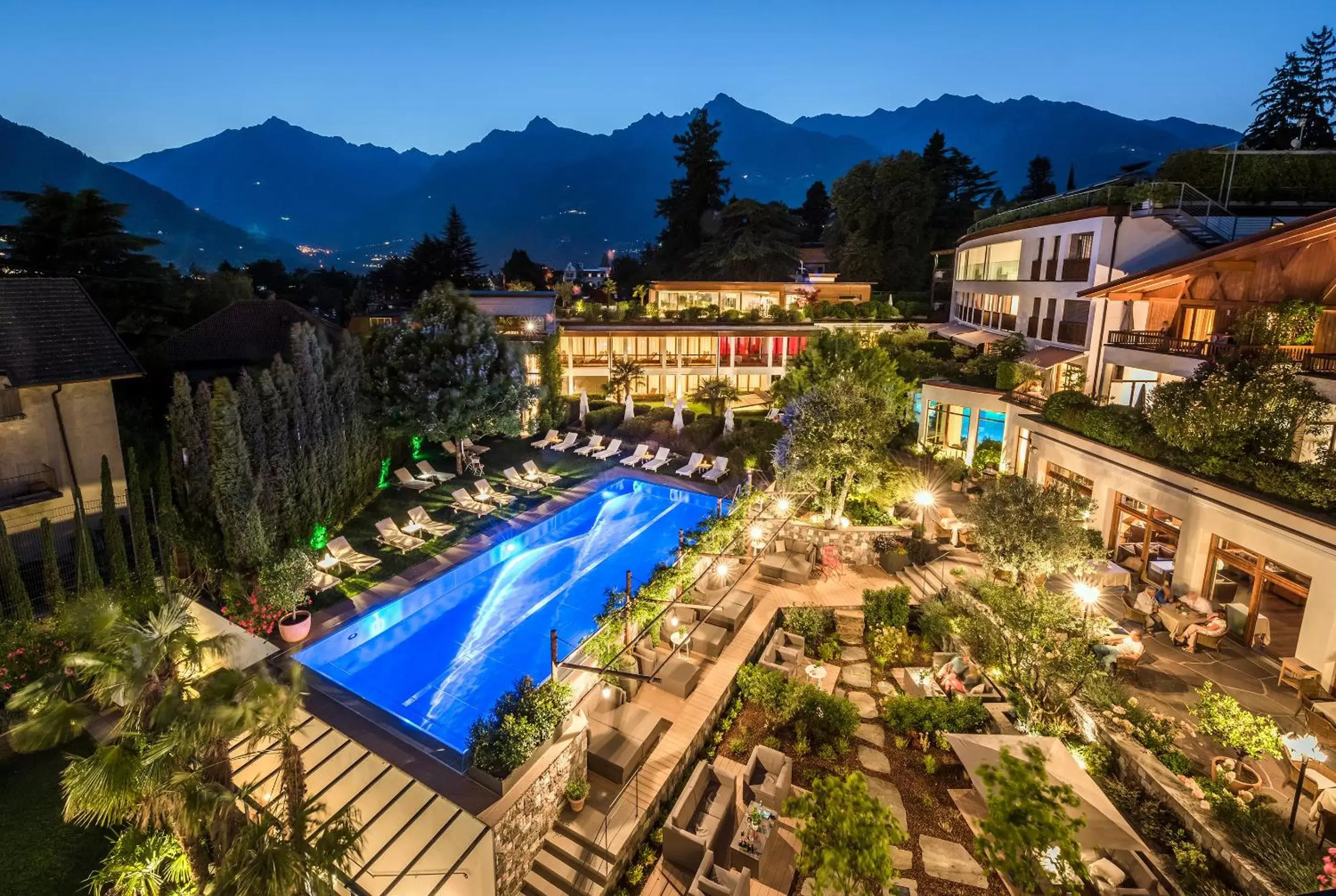 Patio, Pool View in Hotel Ansitz Plantitscherhof