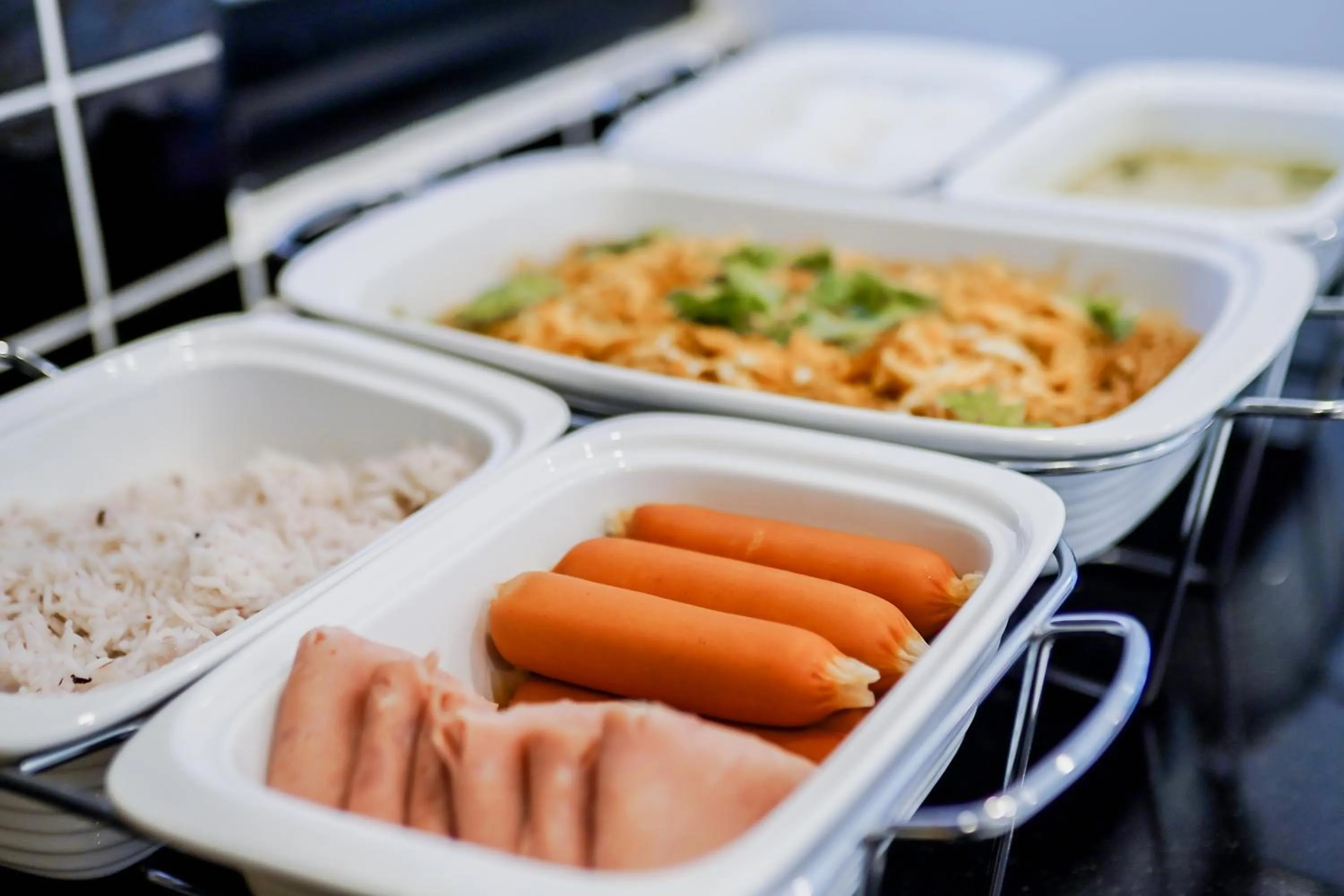 American breakfast in Khaleej Mass Hotel Patong