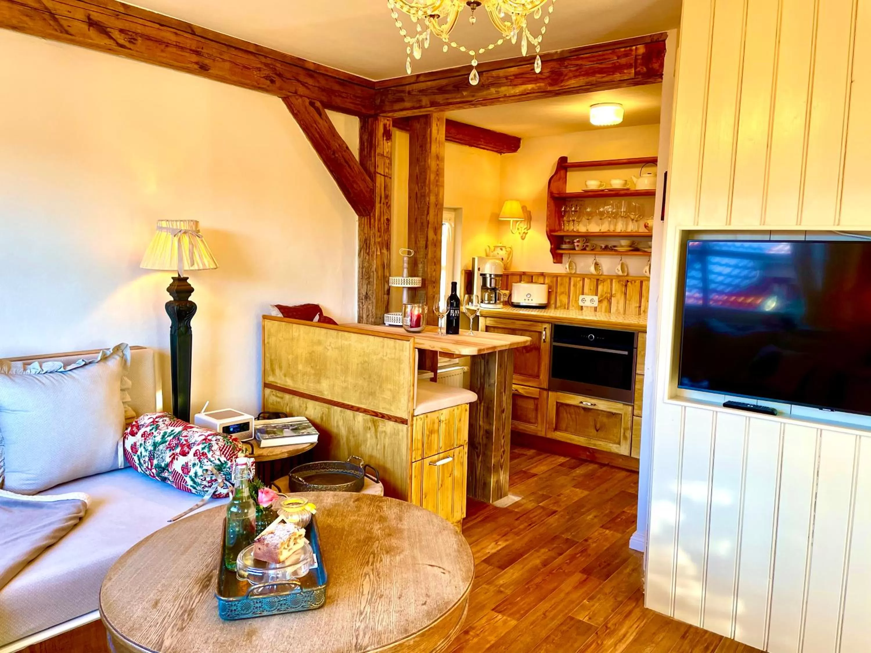 Living room in Weißt Du noch - Gästehäuser & Suiten