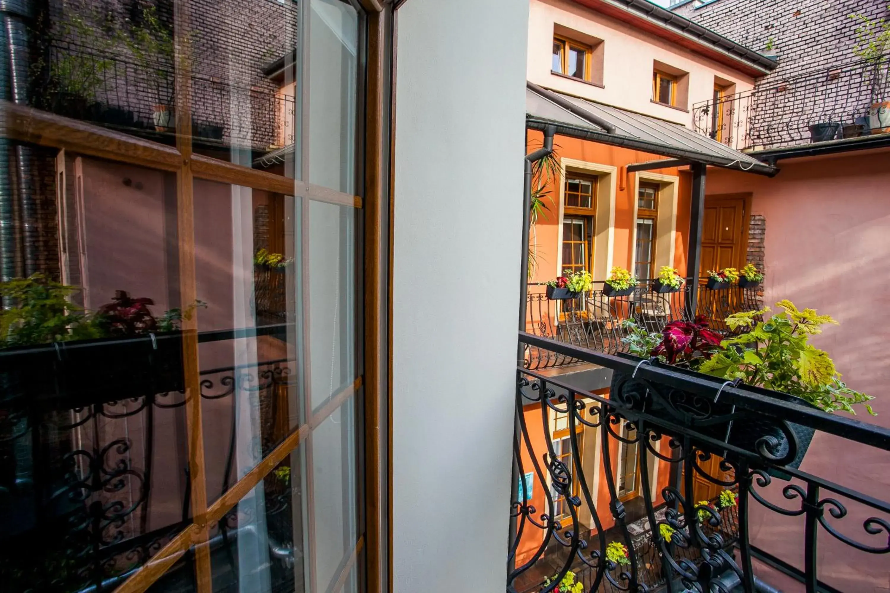 Property building in Aparthotel Oberża Property building in Aparthotel Oberża