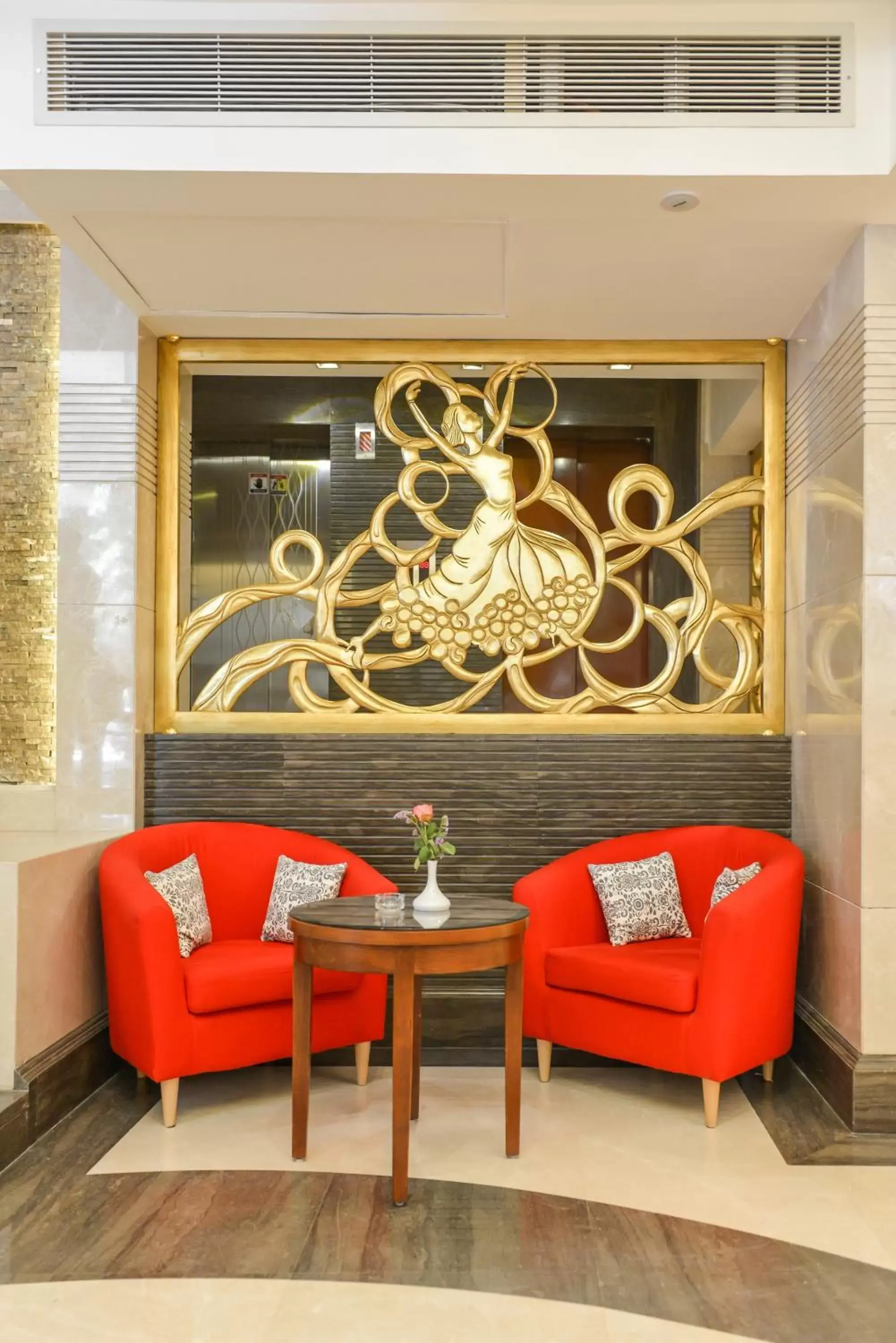 Lobby or reception, Lobby/Reception in Golden Tulip Hotel Flamenco Cairo