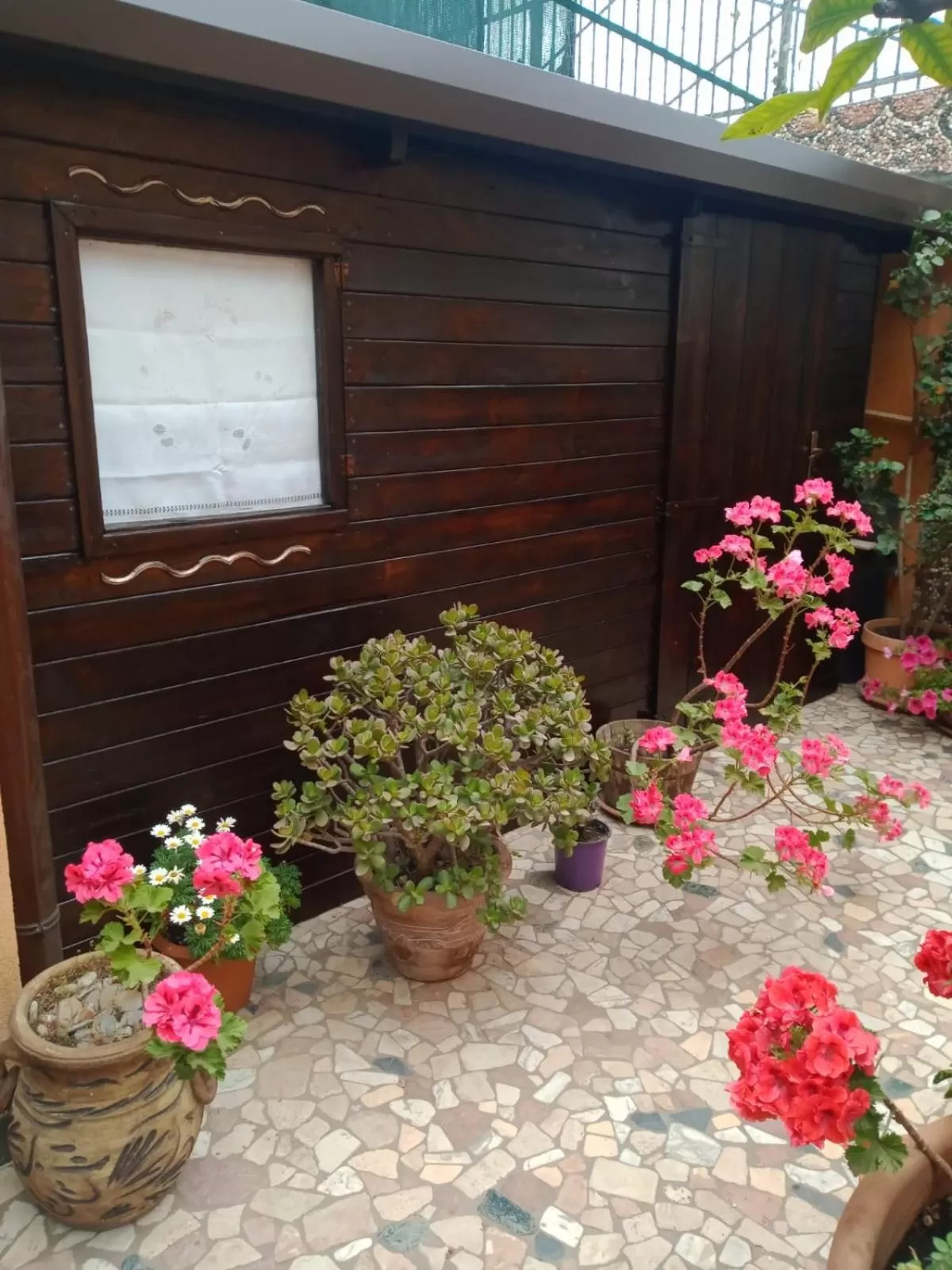 Inner courtyard view in B&B Villa Liliya