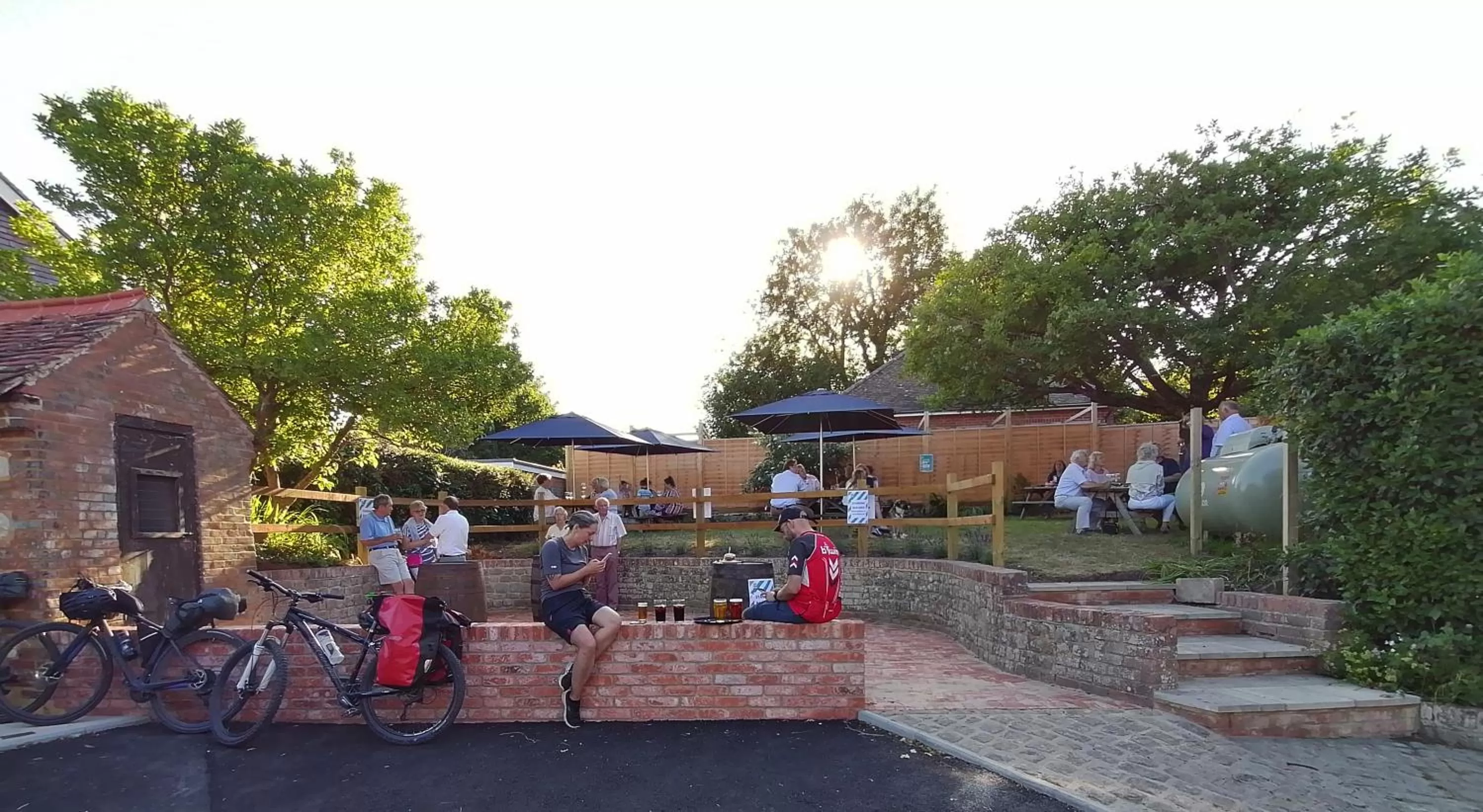 Garden in The Blue Bell